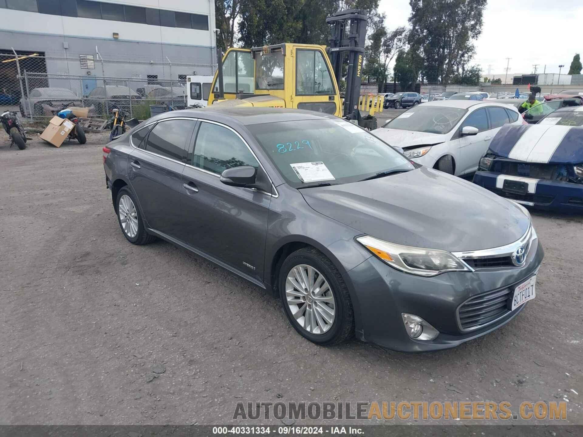 4T1BD1EB4FU040818 TOYOTA AVALON HYBRID 2015