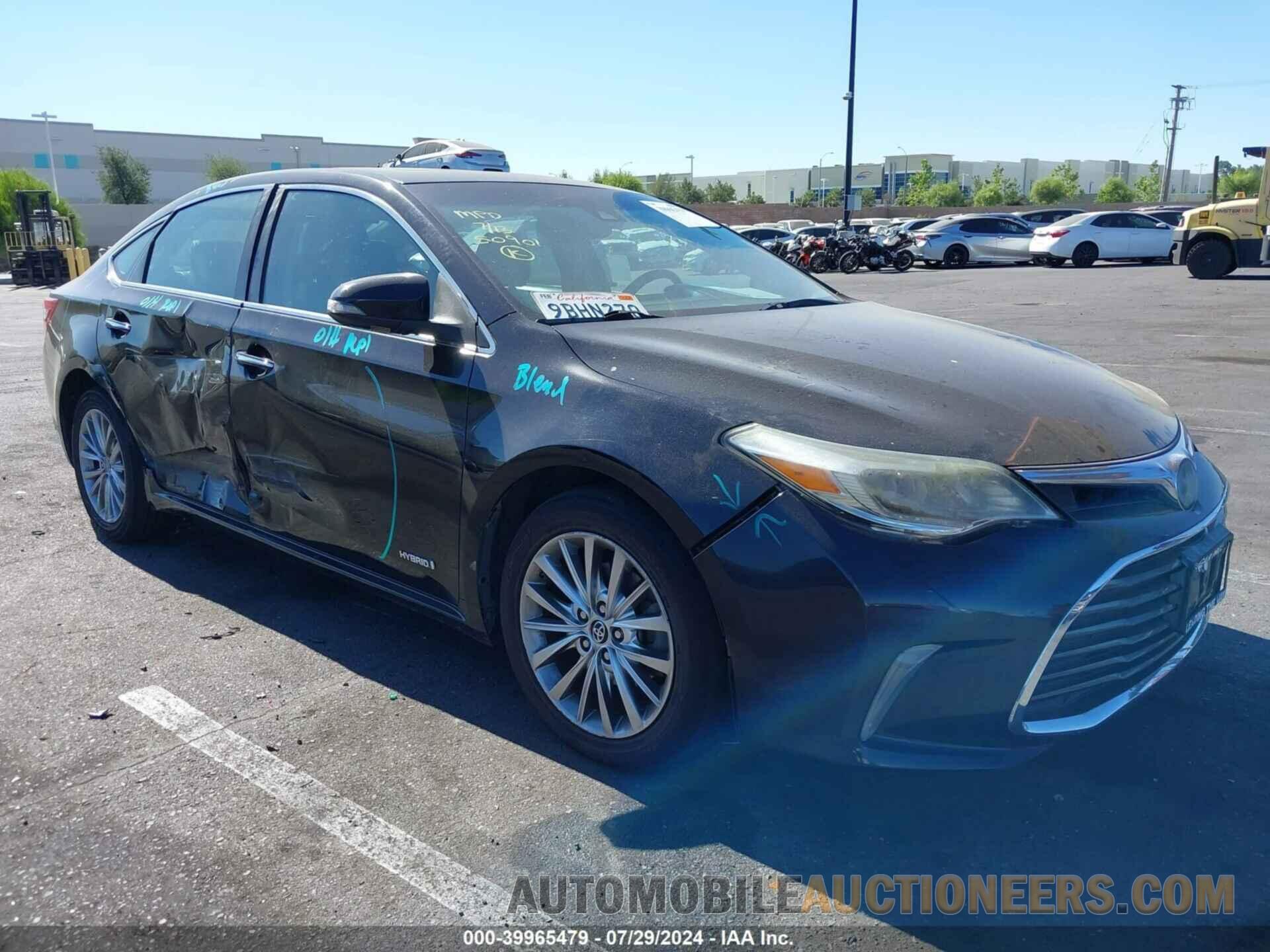 4T1BD1EB4GU048659 TOYOTA AVALON HYBRID 2016