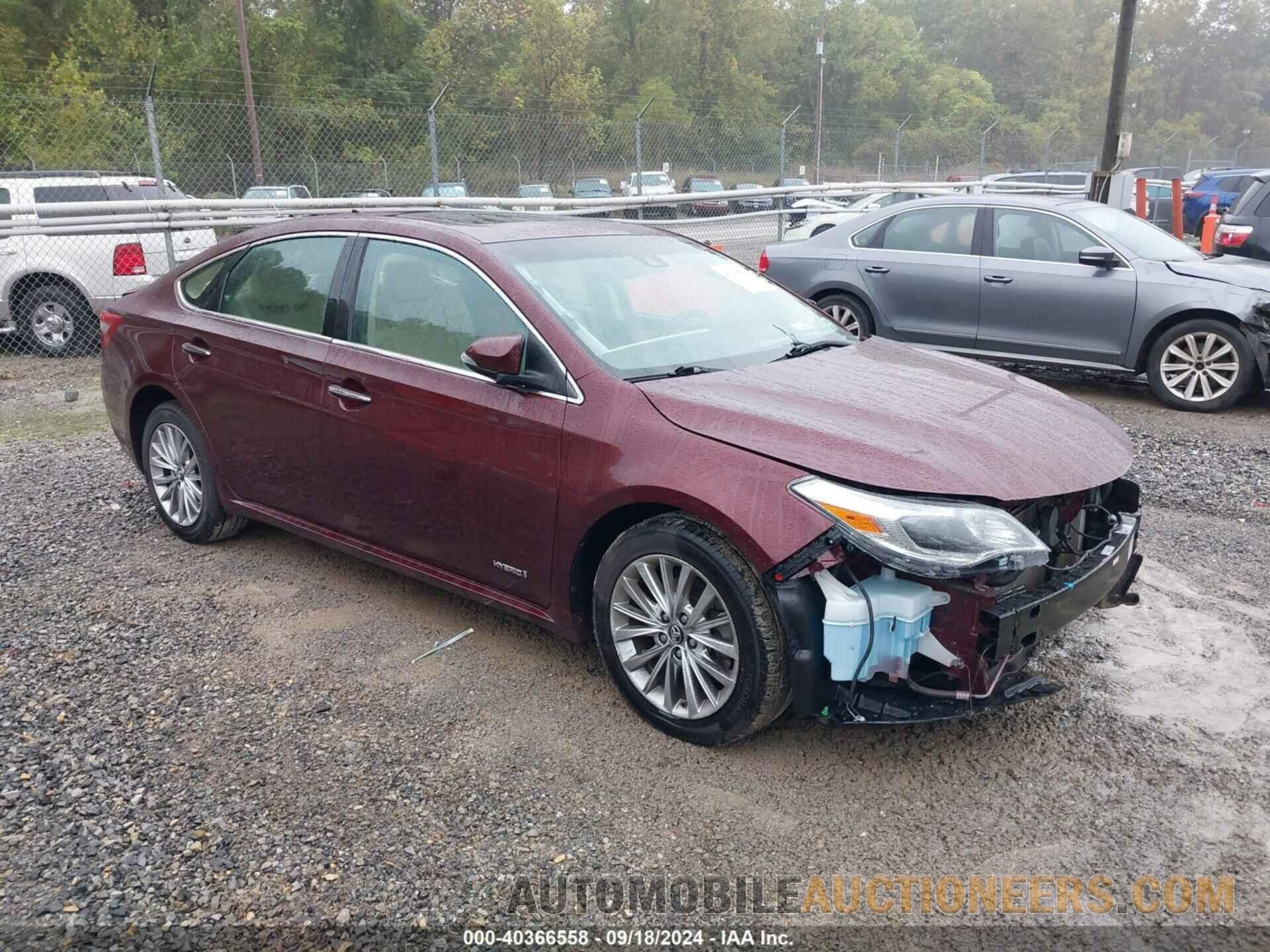 4T1BD1EB4HU058836 TOYOTA AVALON HYBRID 2017