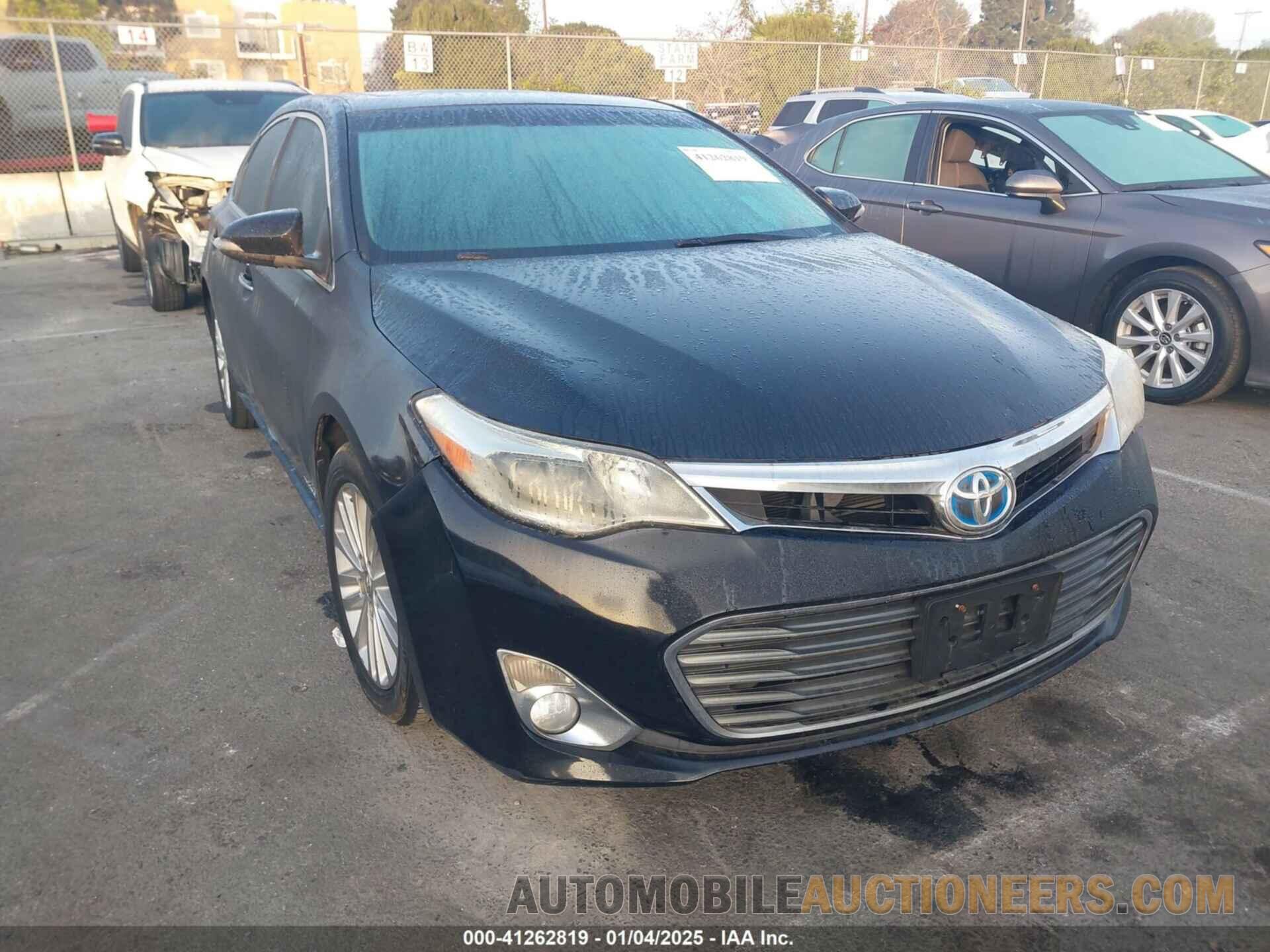 4T1BD1EB6DU007185 TOYOTA AVALON HYBRID 2013