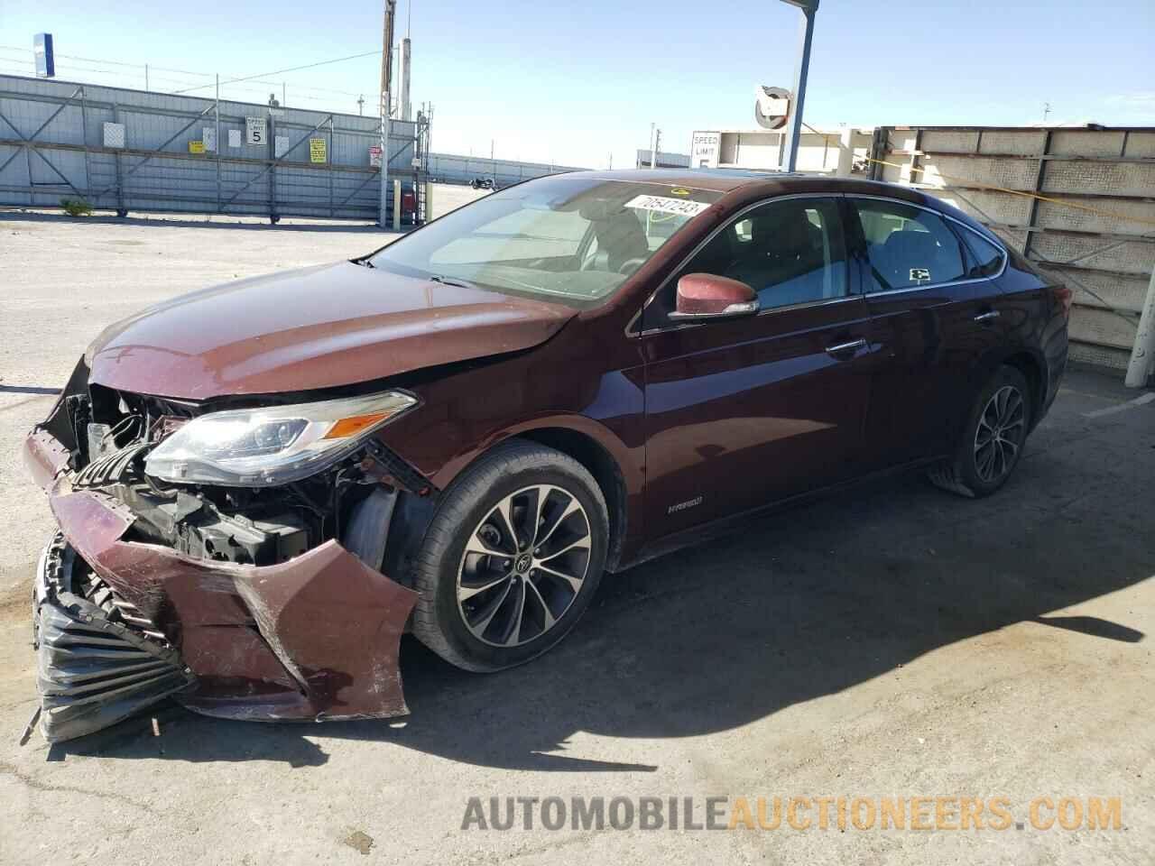 4T1BD1EB6JU062621 TOYOTA AVALON 2018