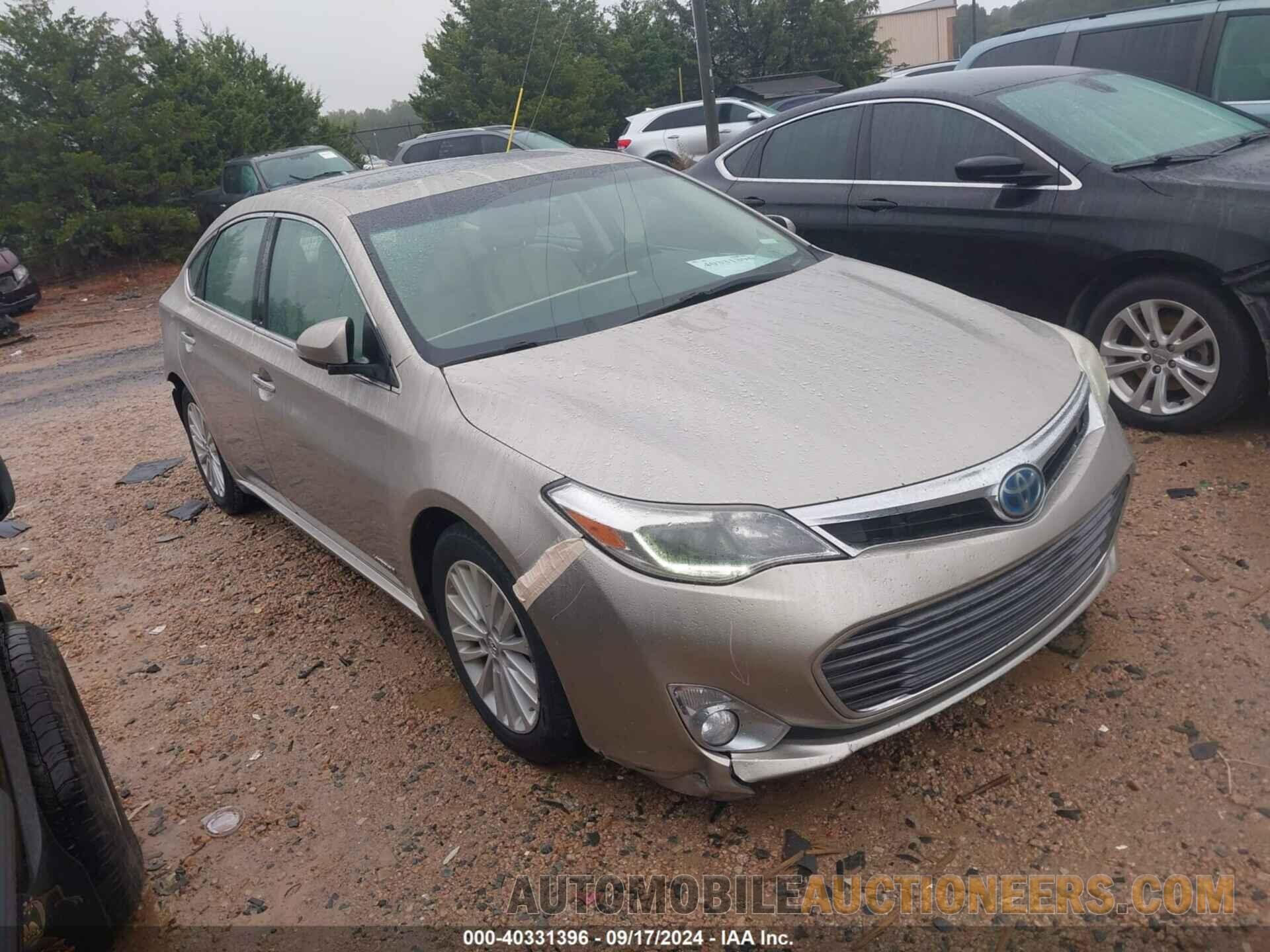 4T1BD1EB7DU005980 TOYOTA AVALON HYBRID 2013