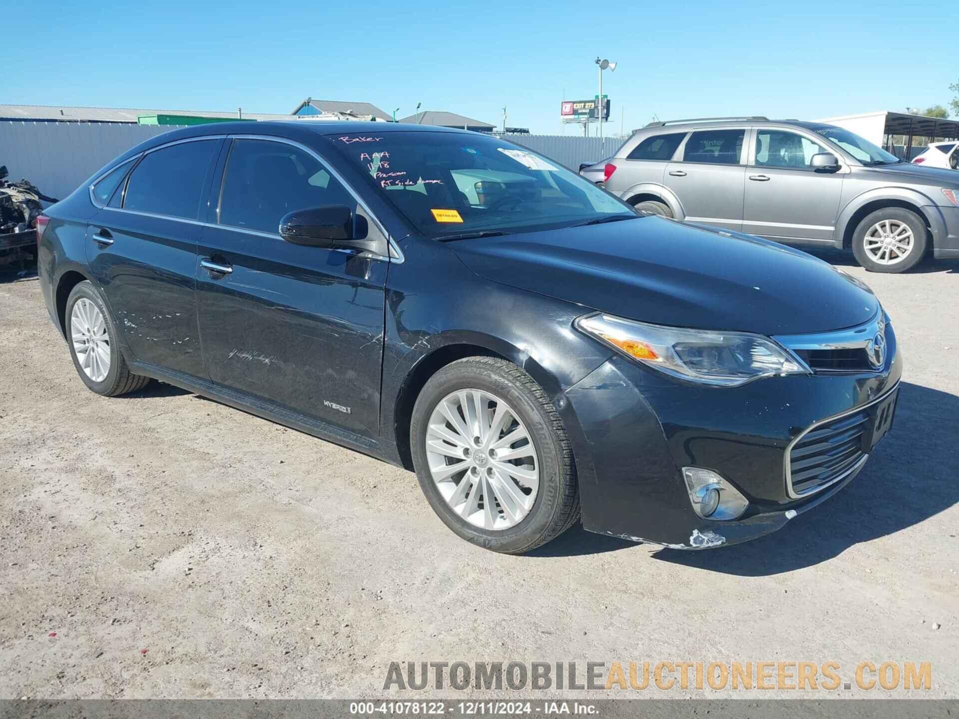 4T1BD1EB7DU009785 TOYOTA AVALON HYBRID 2013