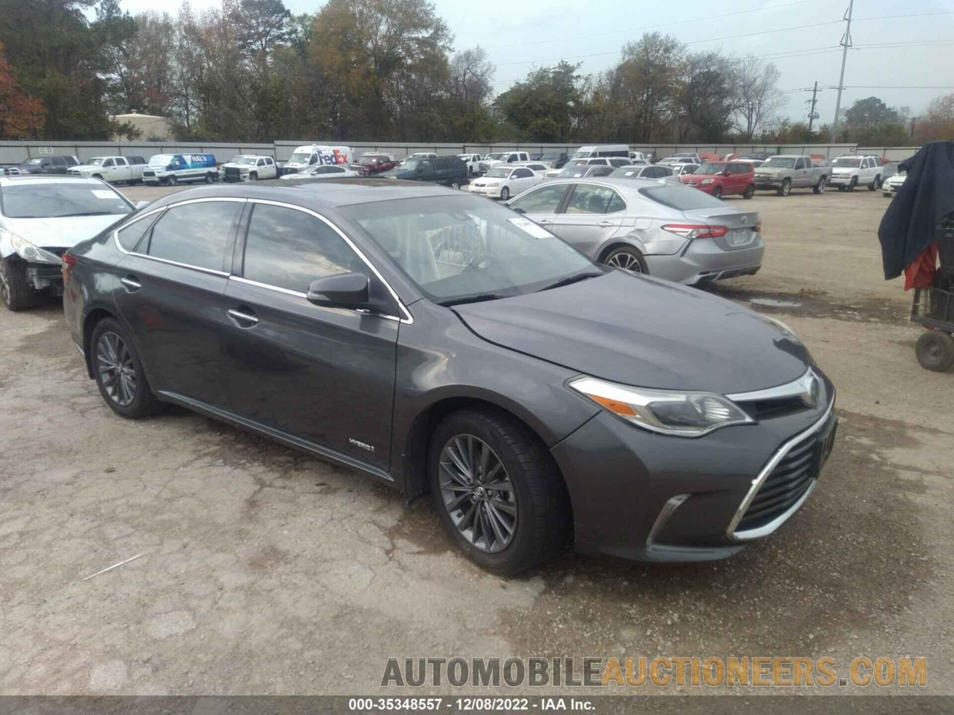 4T1BD1EB7GU052933 TOYOTA AVALON HYBRID 2016