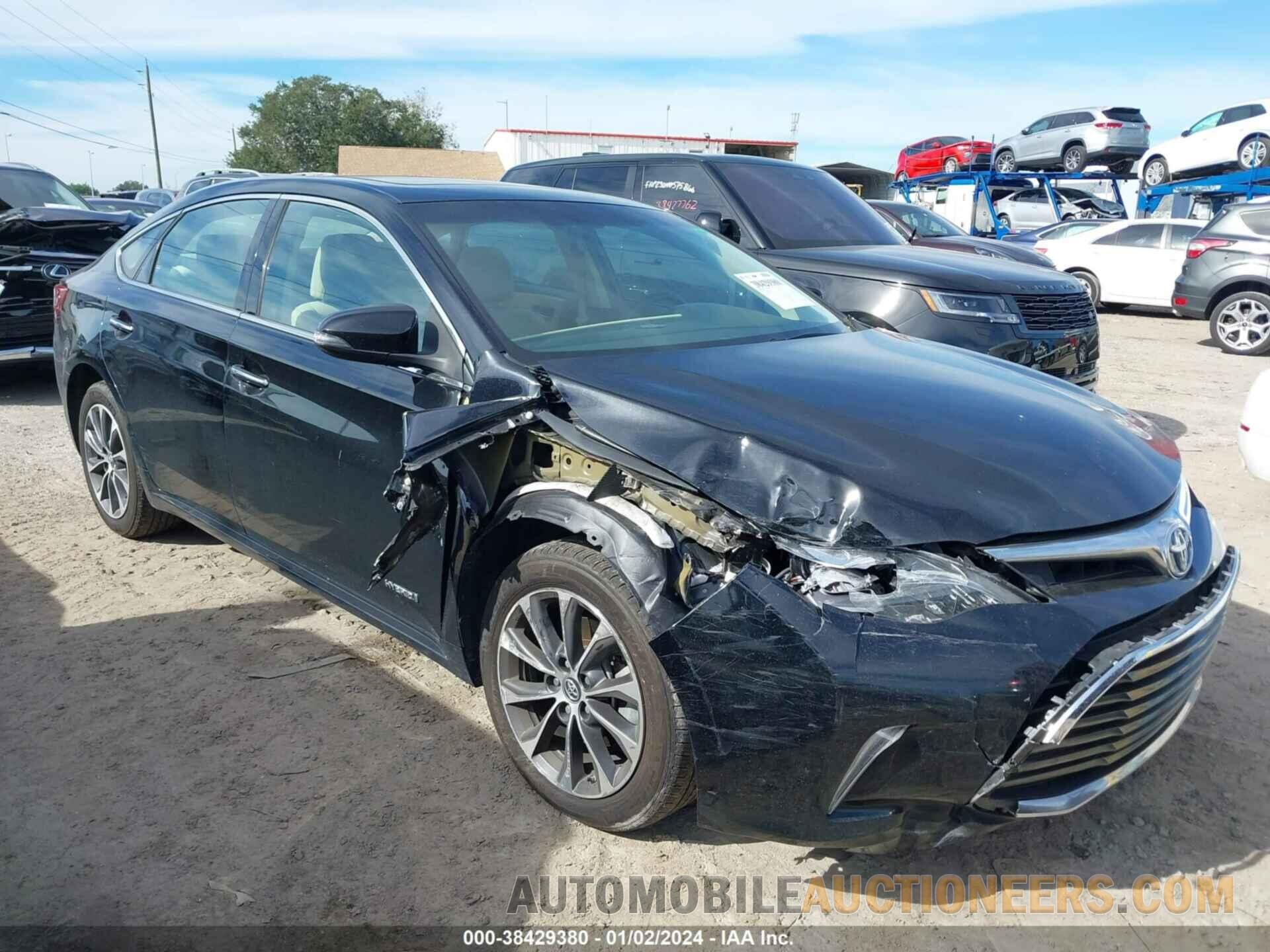 4T1BD1EB7GU053208 TOYOTA AVALON 2016