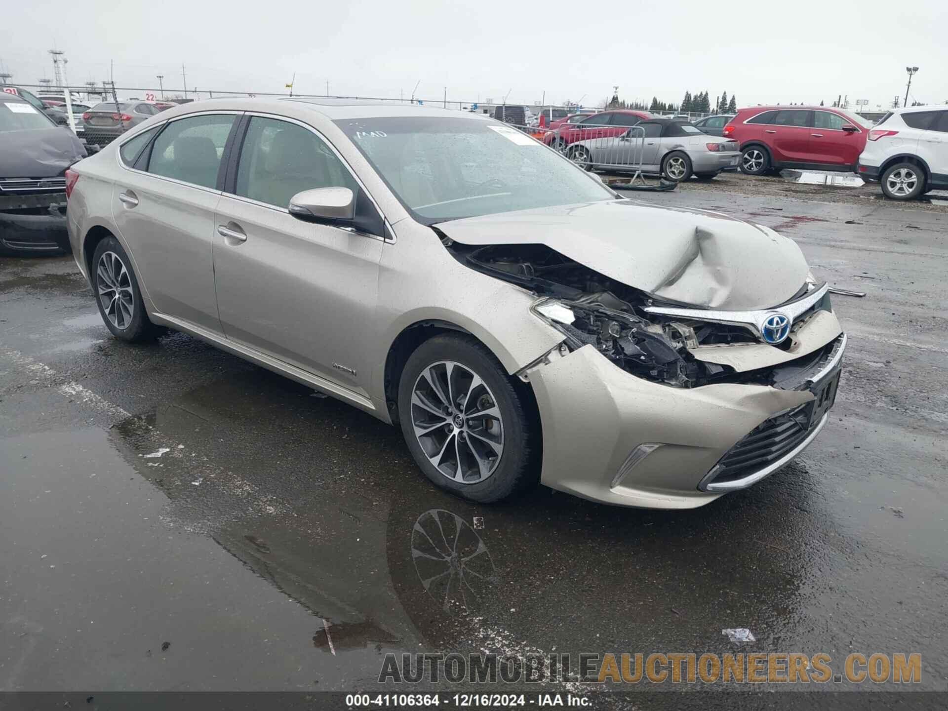 4T1BD1EB8GU048485 TOYOTA AVALON HYBRID 2016