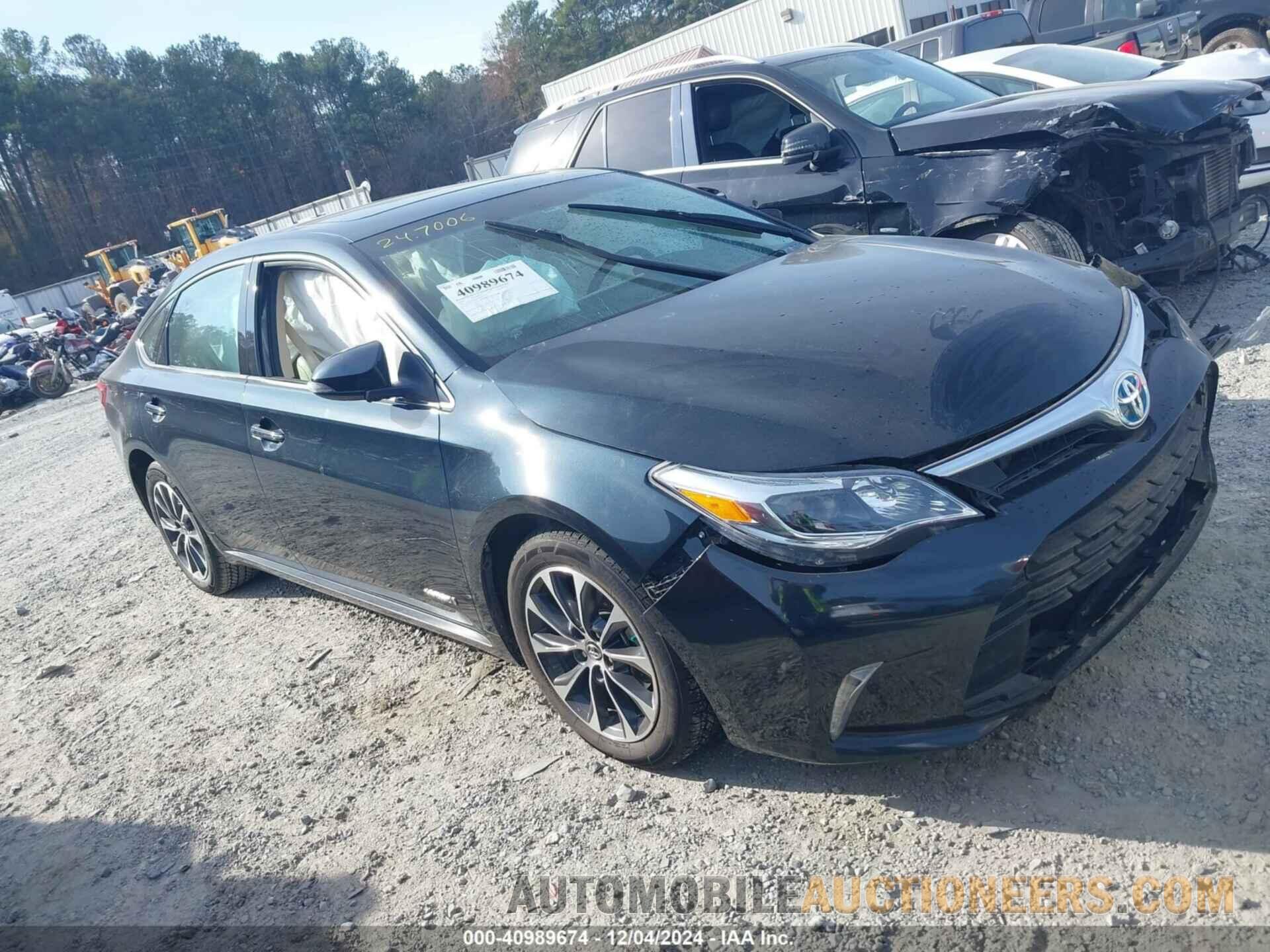 4T1BD1EB8GU049359 TOYOTA AVALON HYBRID 2016