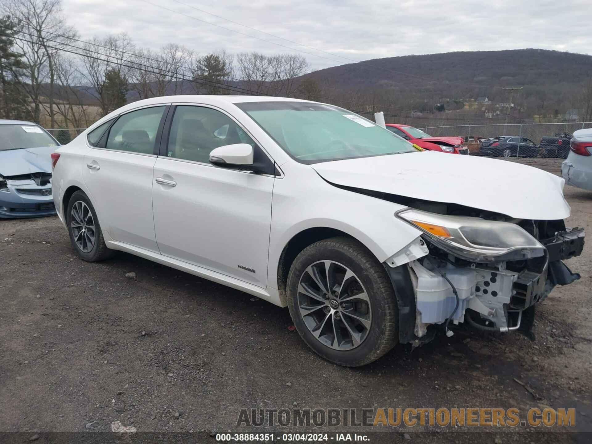 4T1BD1EB8GU051709 TOYOTA AVALON HYBRID 2016