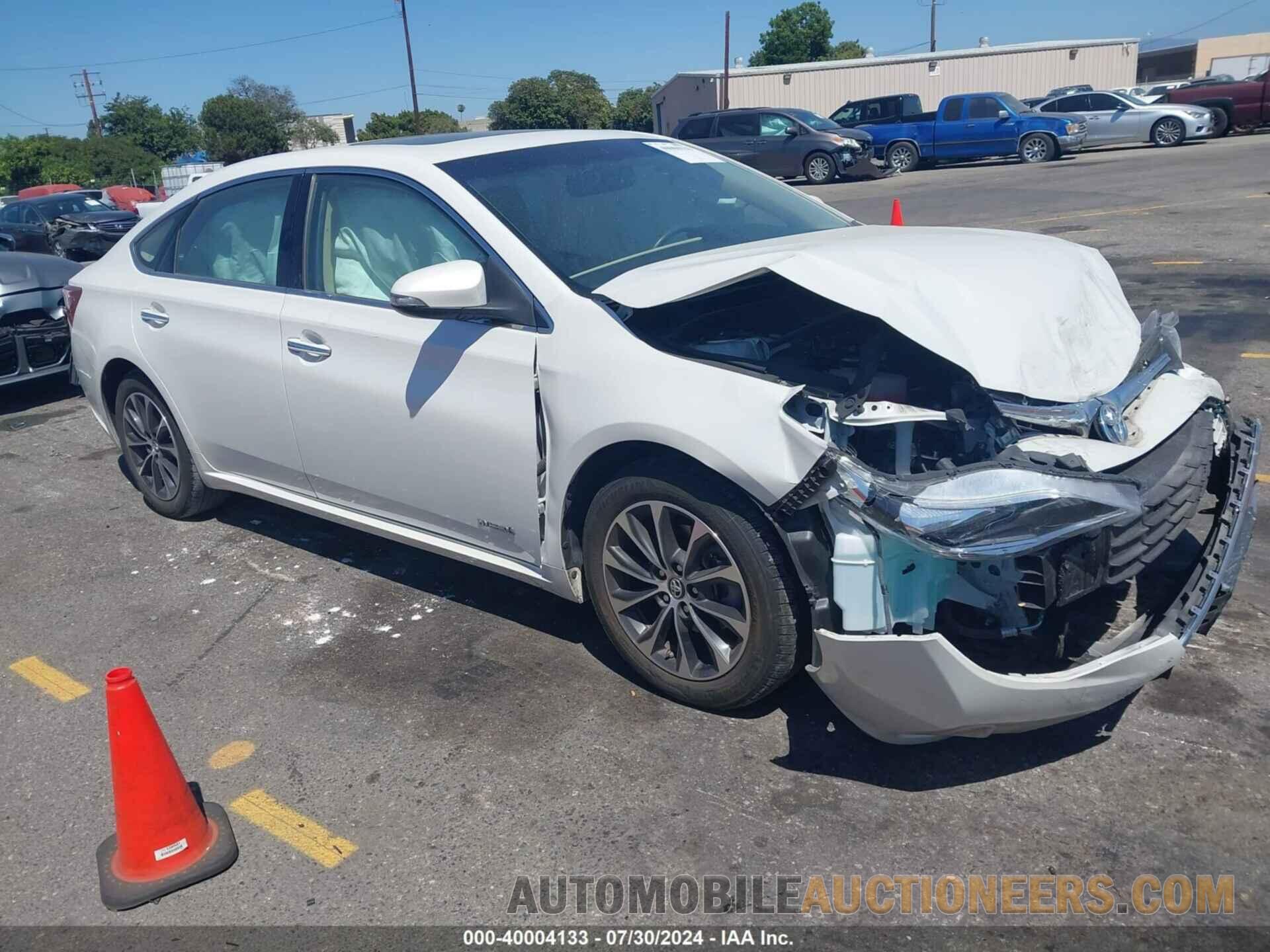 4T1BD1EB8GU051726 TOYOTA AVALON HYBRID 2016