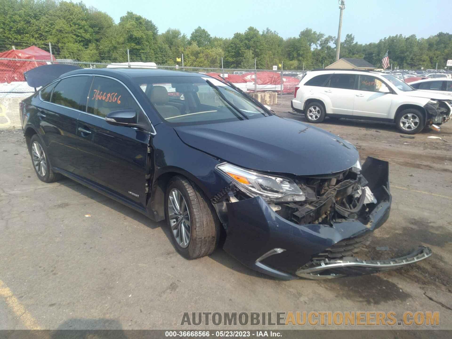 4T1BD1EB8GU052827 TOYOTA AVALON HYBRID 2016