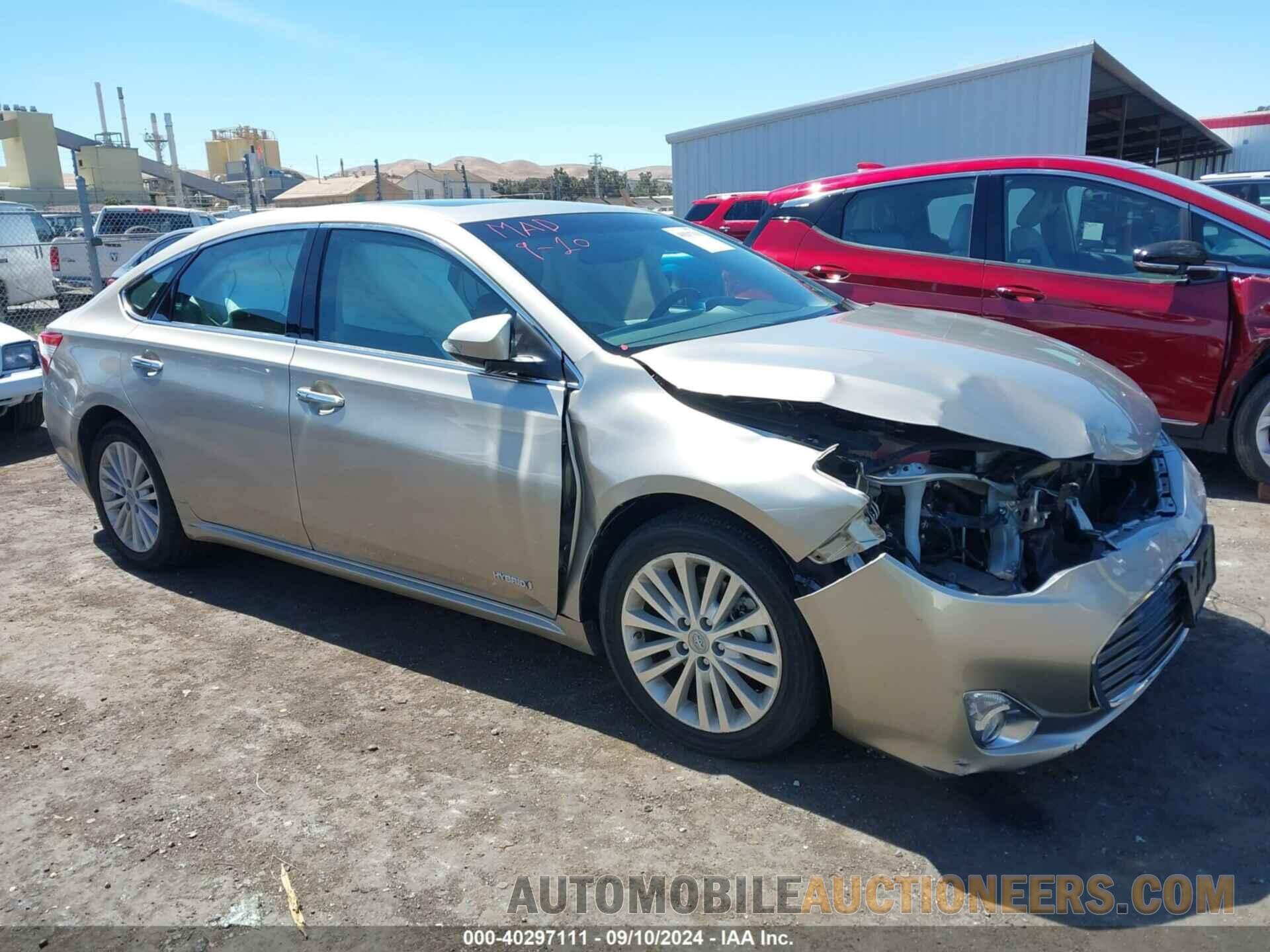 4T1BD1EB9FU043598 TOYOTA AVALON HYBRID 2015