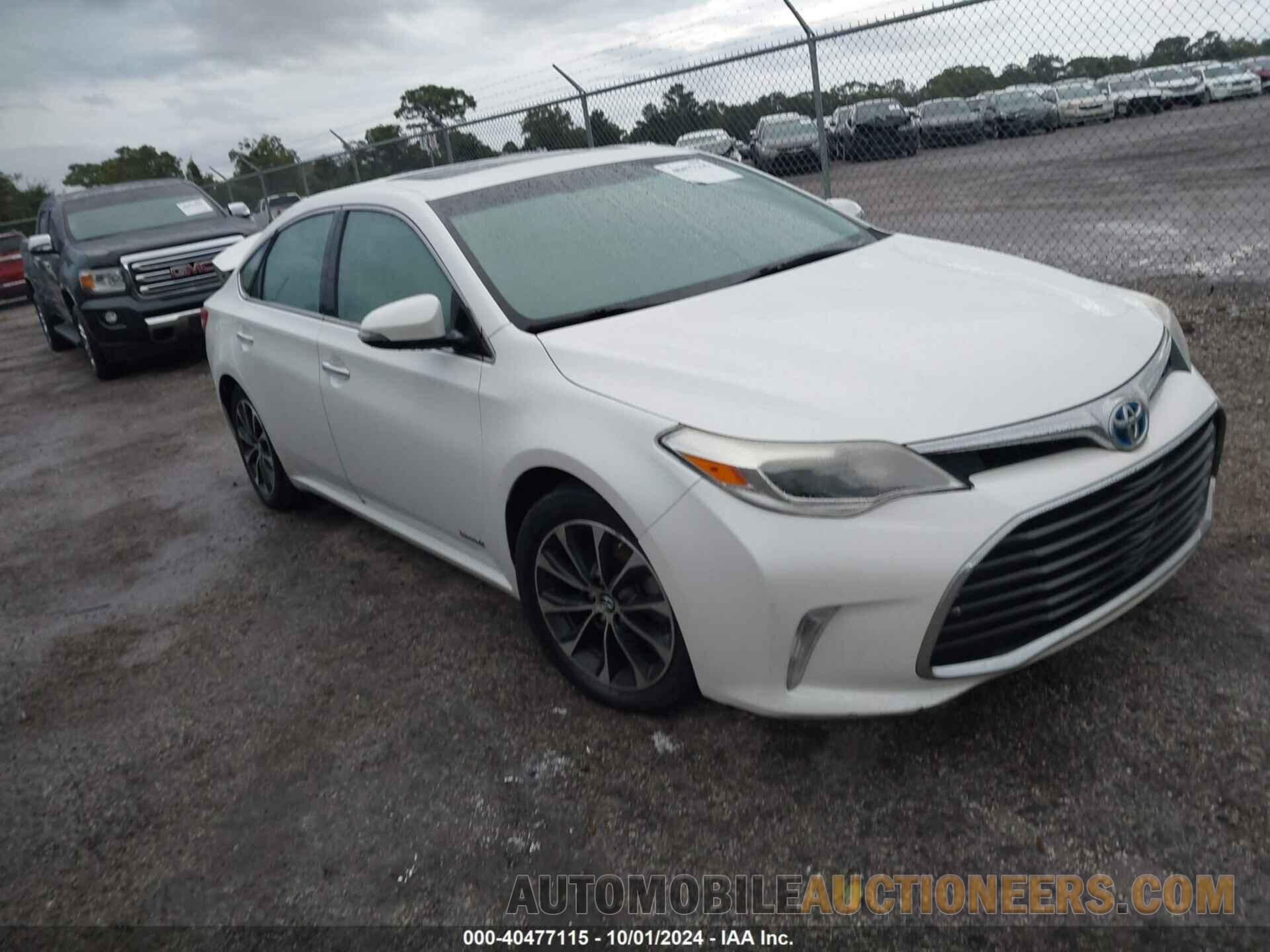 4T1BD1EB9GU048656 TOYOTA AVALON 2016