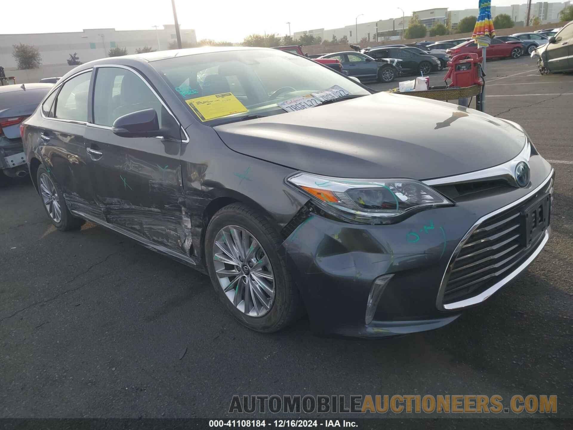 4T1BD1EB9GU052142 TOYOTA AVALON HYBRID 2016