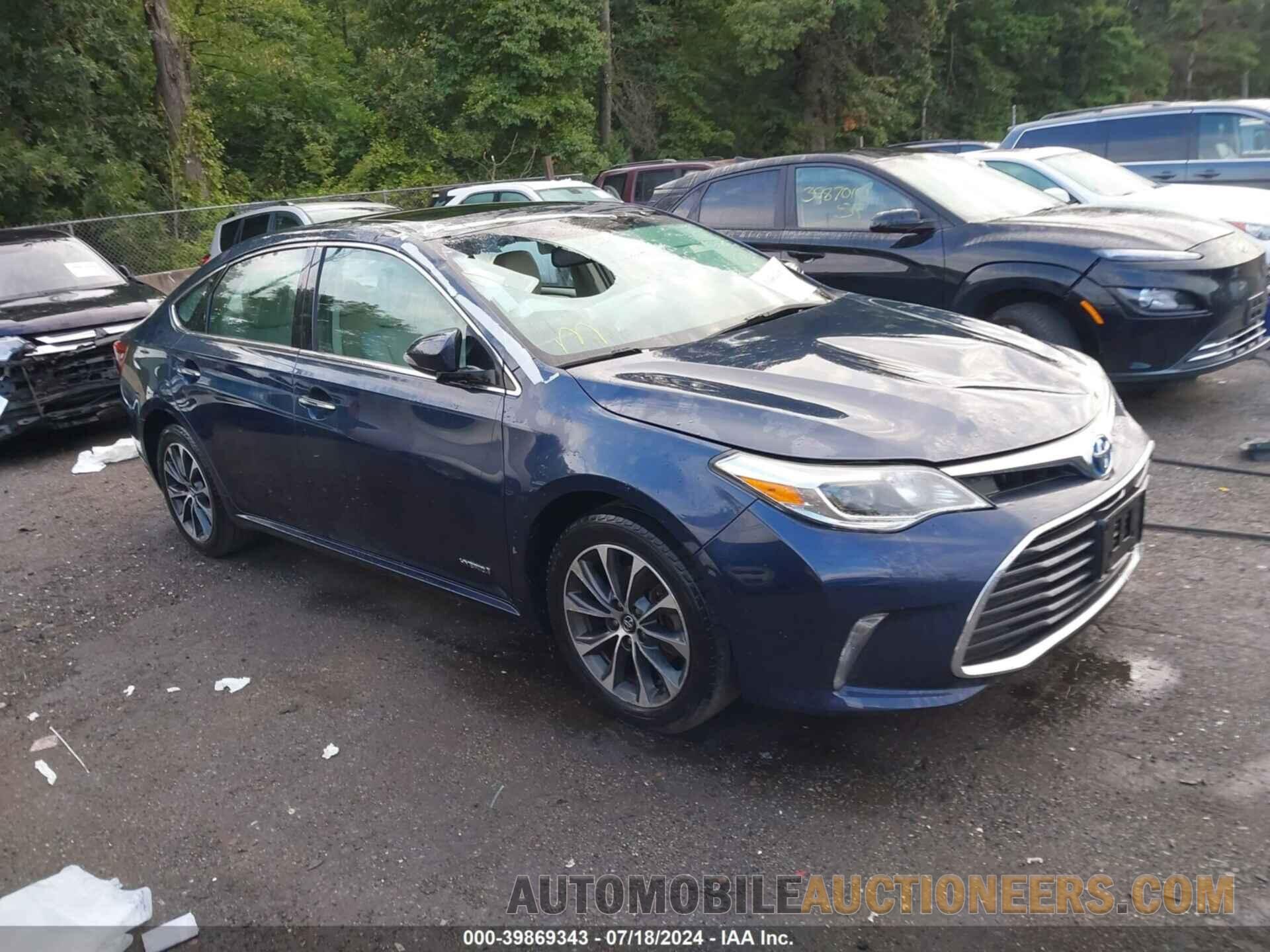 4T1BD1EB9GU055039 TOYOTA AVALON HYBRID 2016