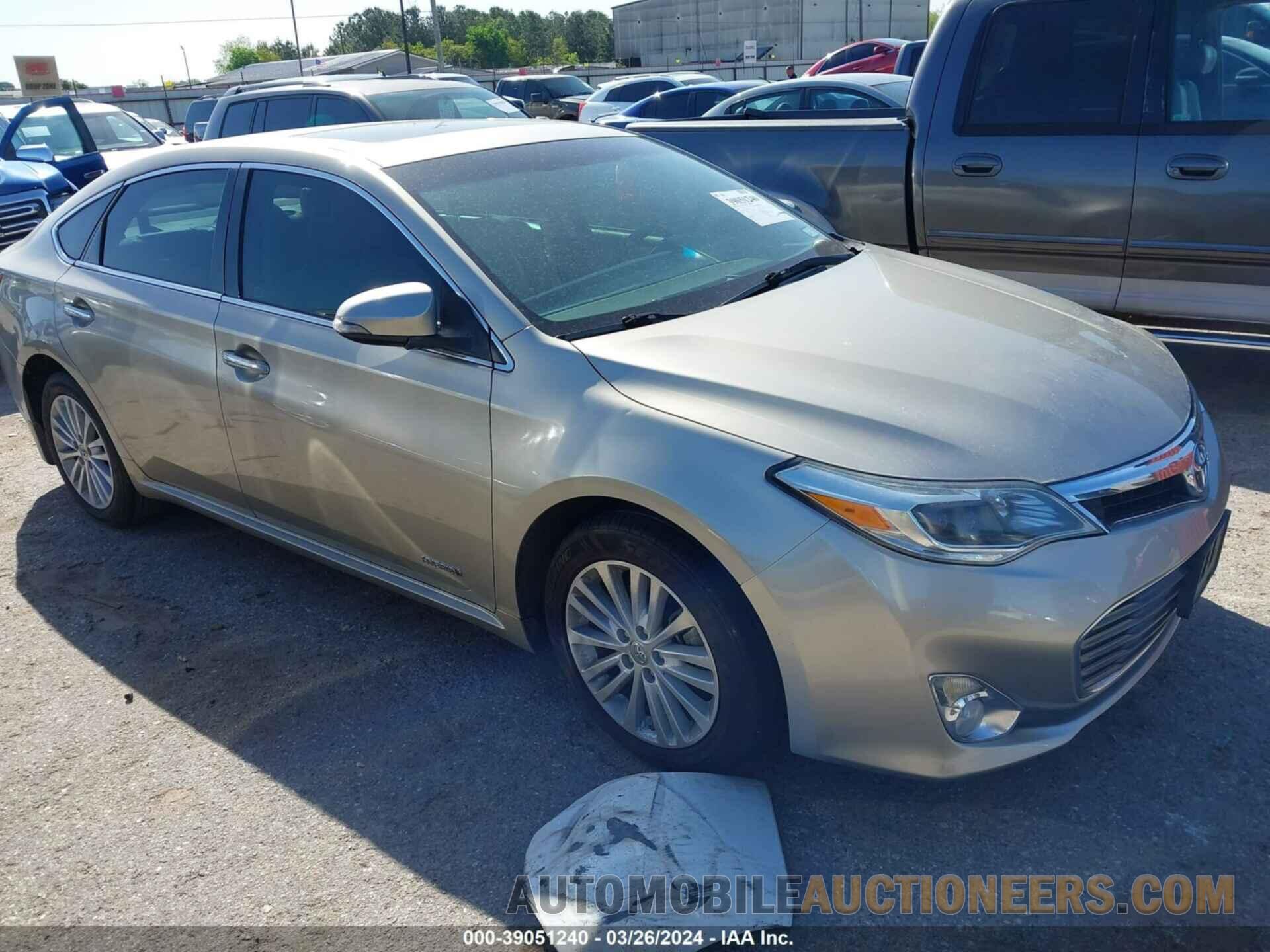 4T1BD1EBXFU040015 TOYOTA AVALON HYBRID 2015