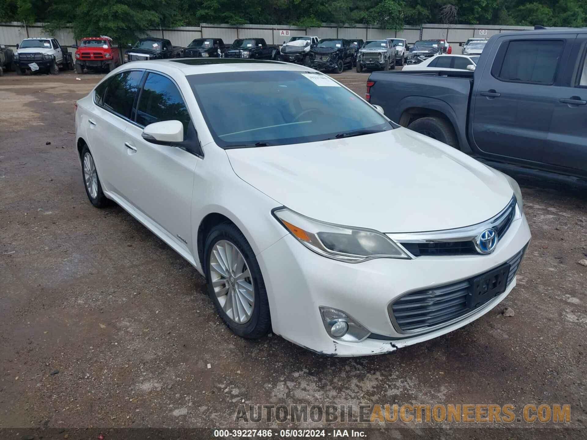 4T1BD1EBXFU044615 TOYOTA AVALON HYBRID 2015