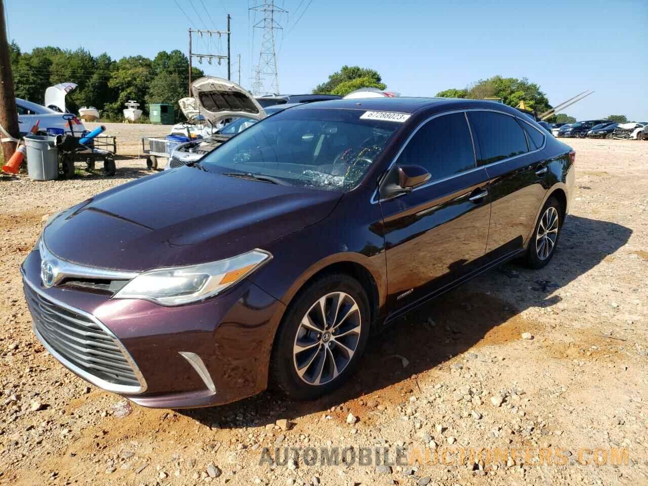 4T1BD1EBXGU051839 TOYOTA AVALON 2016