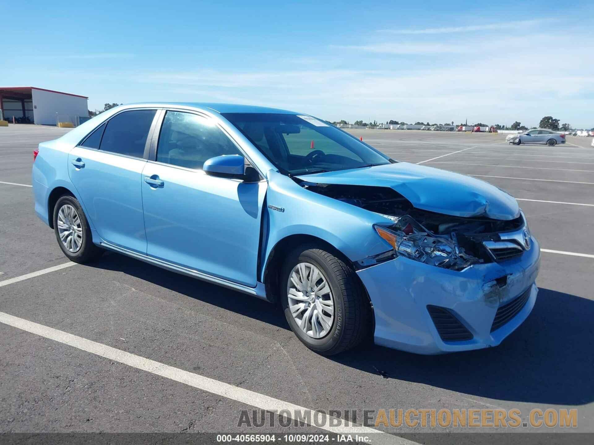 4T1BD1FK0DU078705 TOYOTA CAMRY HYBRID 2013