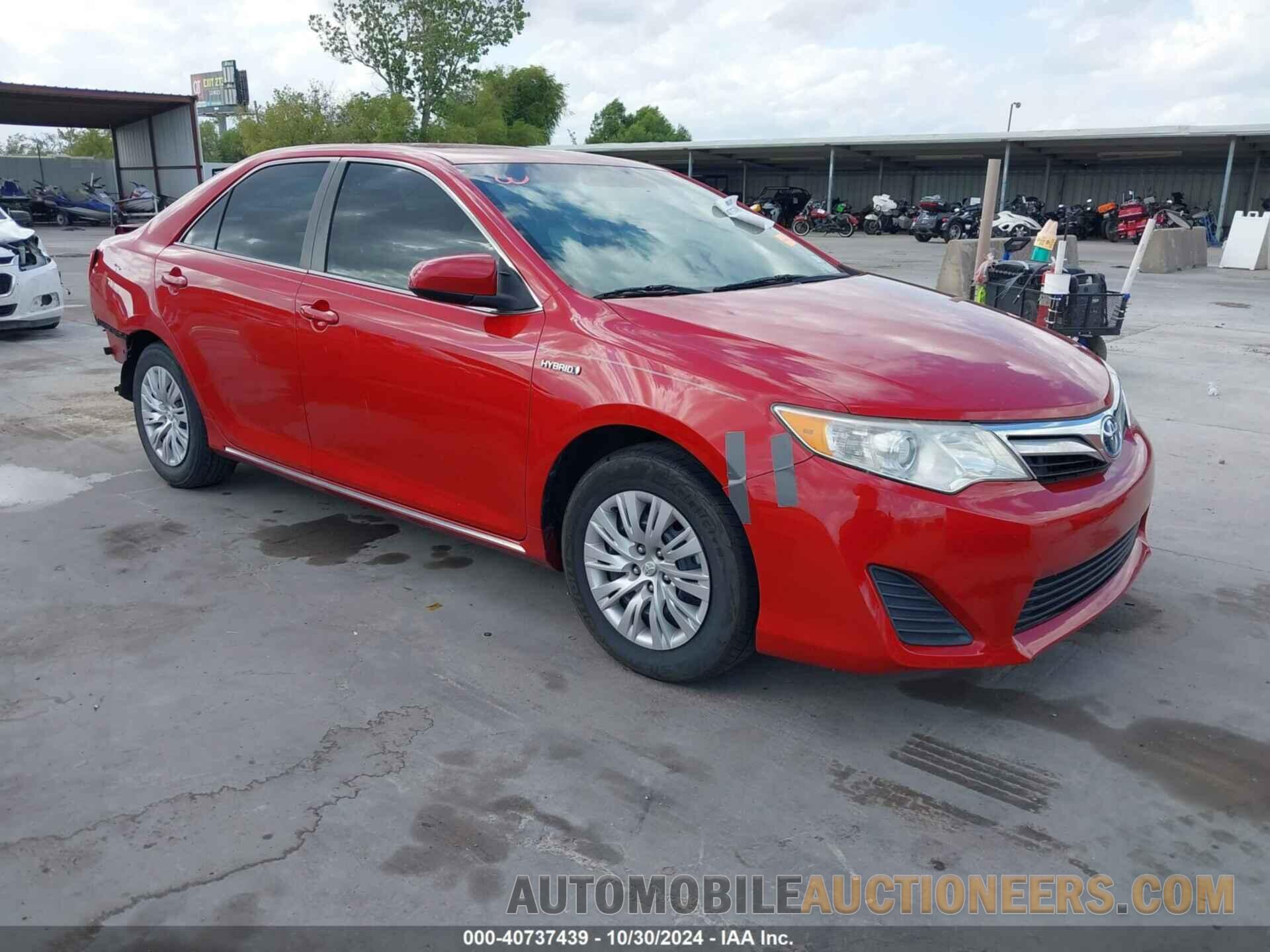 4T1BD1FK0EU138144 TOYOTA CAMRY HYBRID 2014