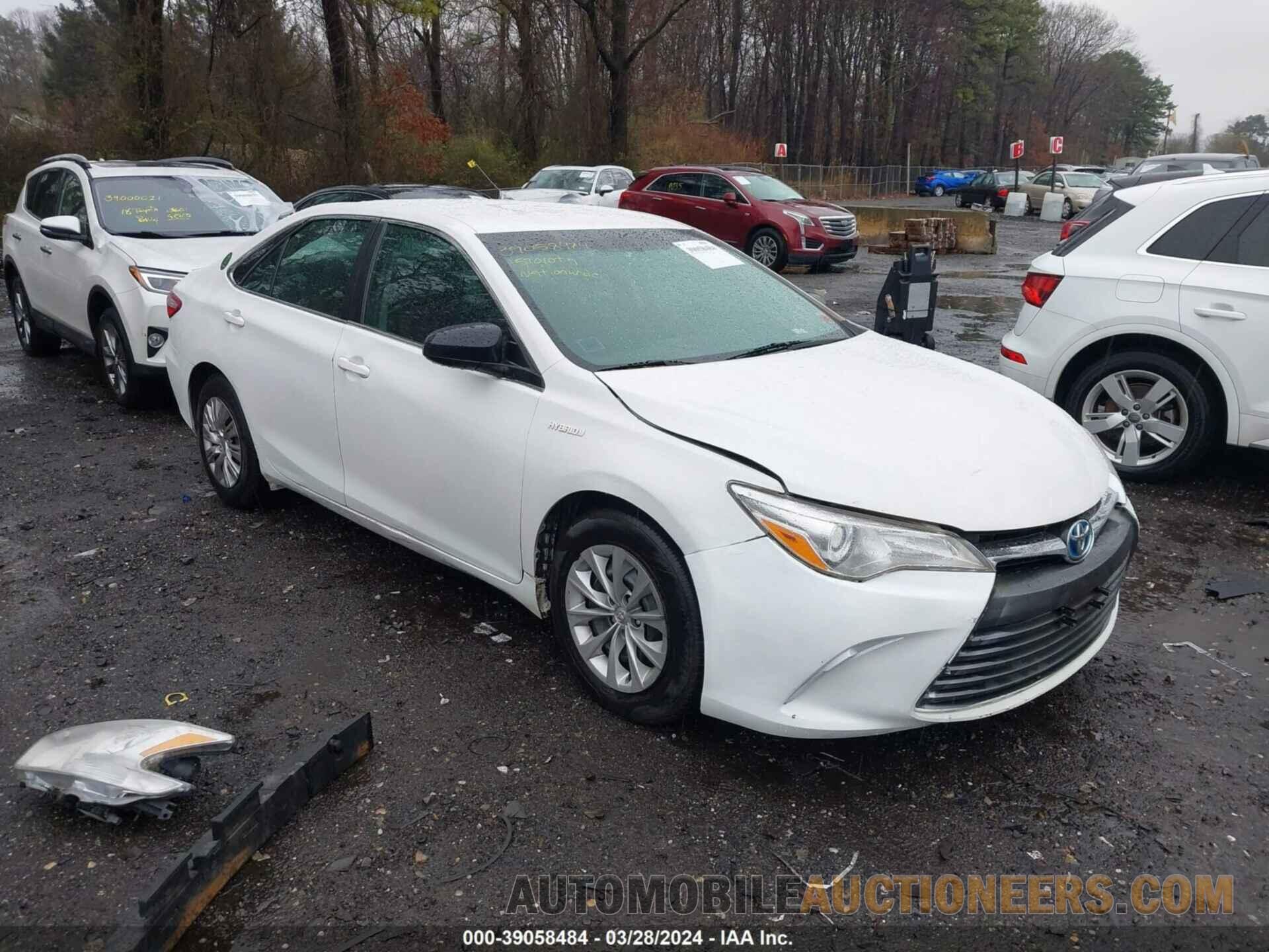 4T1BD1FK0FU163773 TOYOTA CAMRY HYBRID 2015