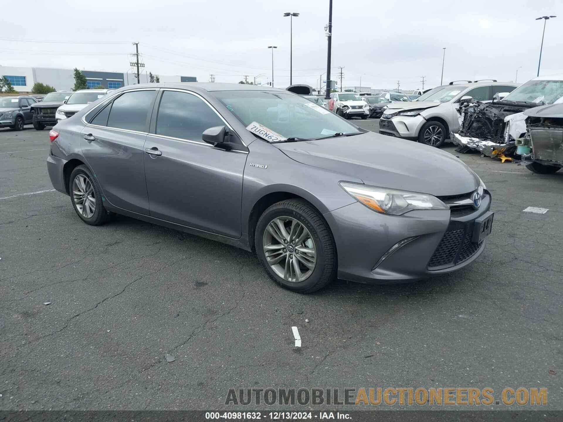 4T1BD1FK0GU196385 TOYOTA CAMRY HYBRID 2016