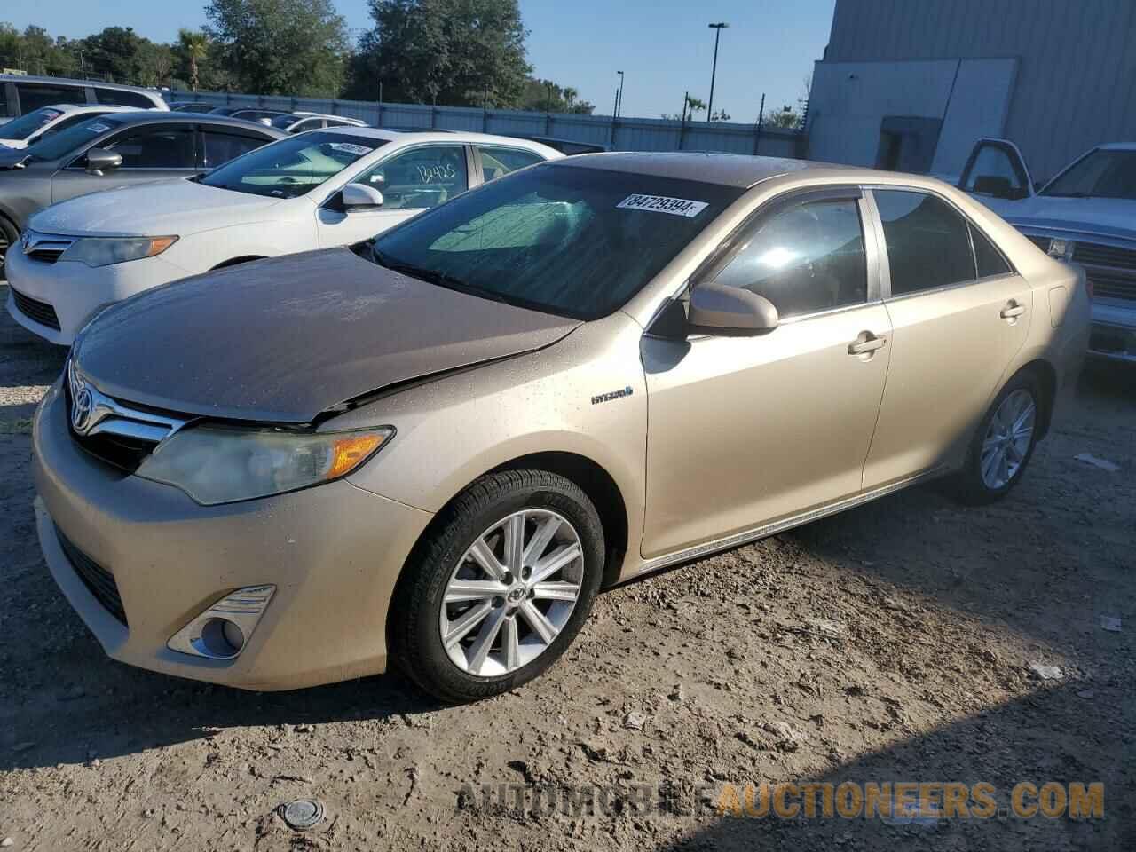 4T1BD1FK1CU018320 TOYOTA CAMRY 2012