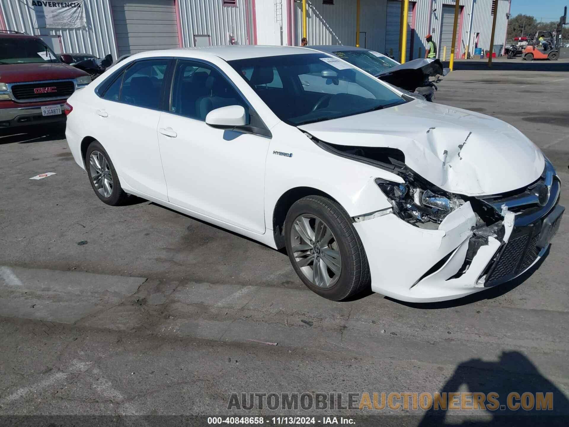 4T1BD1FK1GU196296 TOYOTA CAMRY HYBRID 2016