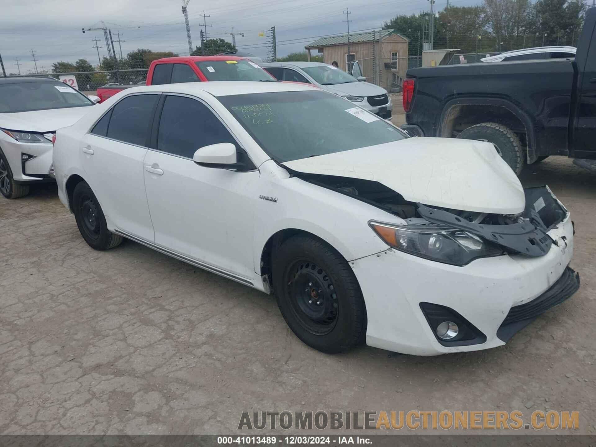 4T1BD1FK2CU053304 TOYOTA CAMRY HYBRID 2012