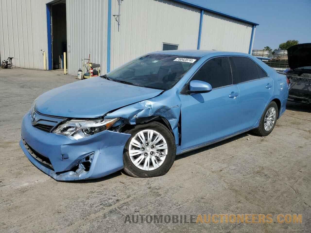 4T1BD1FK2DU083713 TOYOTA CAMRY 2013