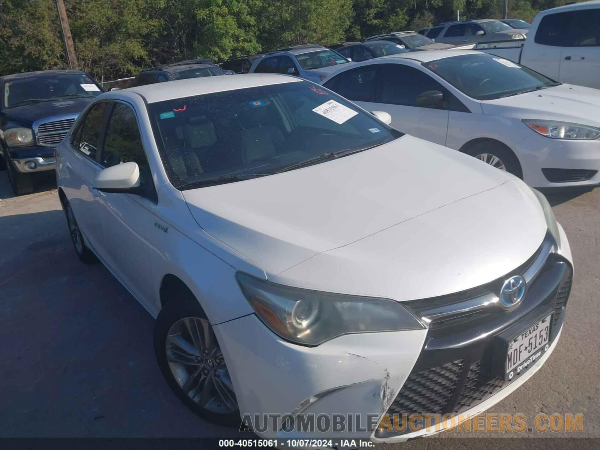 4T1BD1FK3FU165226 TOYOTA CAMRY HYBRID 2015