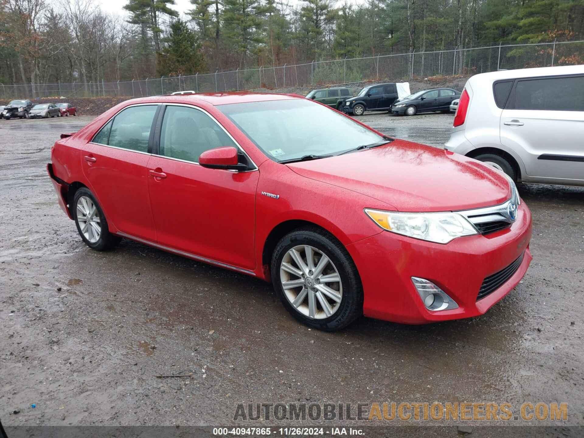 4T1BD1FK4CU015279 TOYOTA CAMRY HYBRID 2012