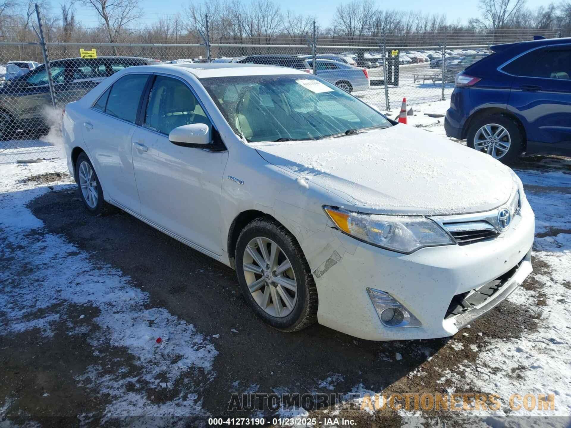 4T1BD1FK6CU009757 TOYOTA CAMRY HYBRID 2012