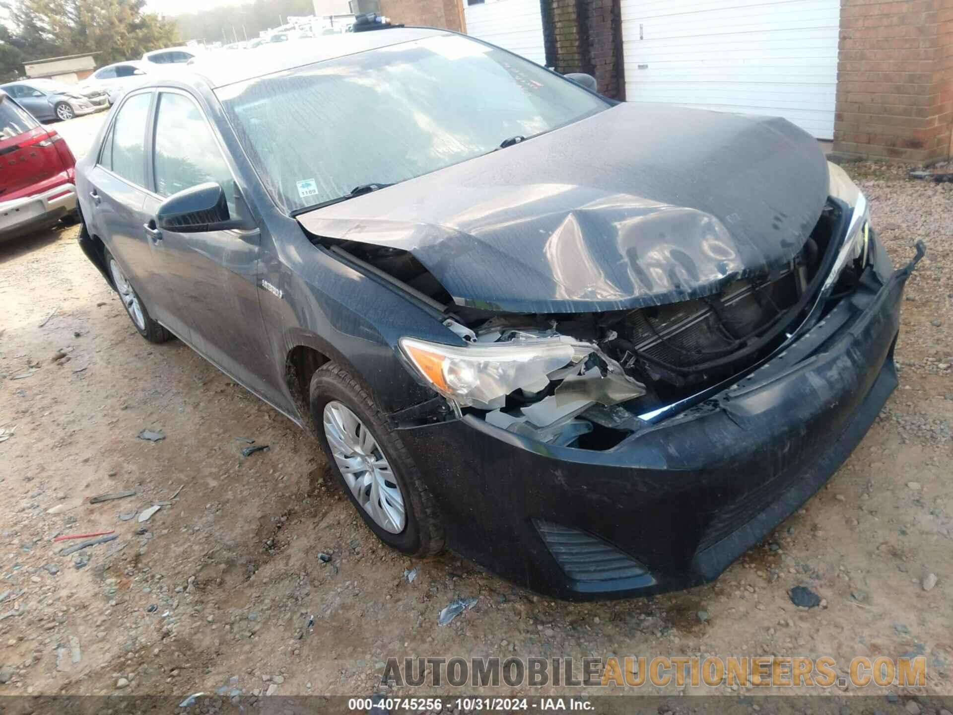 4T1BD1FK6CU035436 TOYOTA CAMRY HYBRID 2012