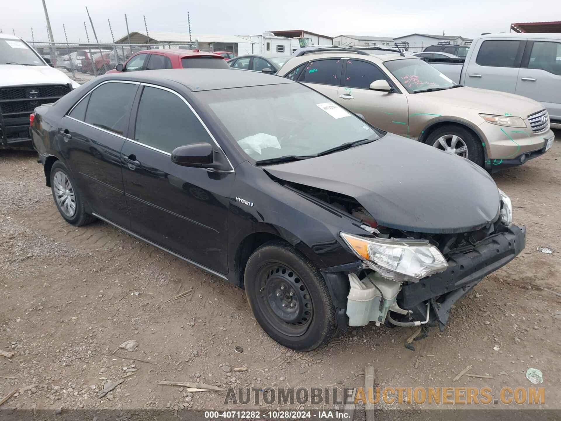 4T1BD1FK6DU066994 TOYOTA CAMRY HYBRID 2013