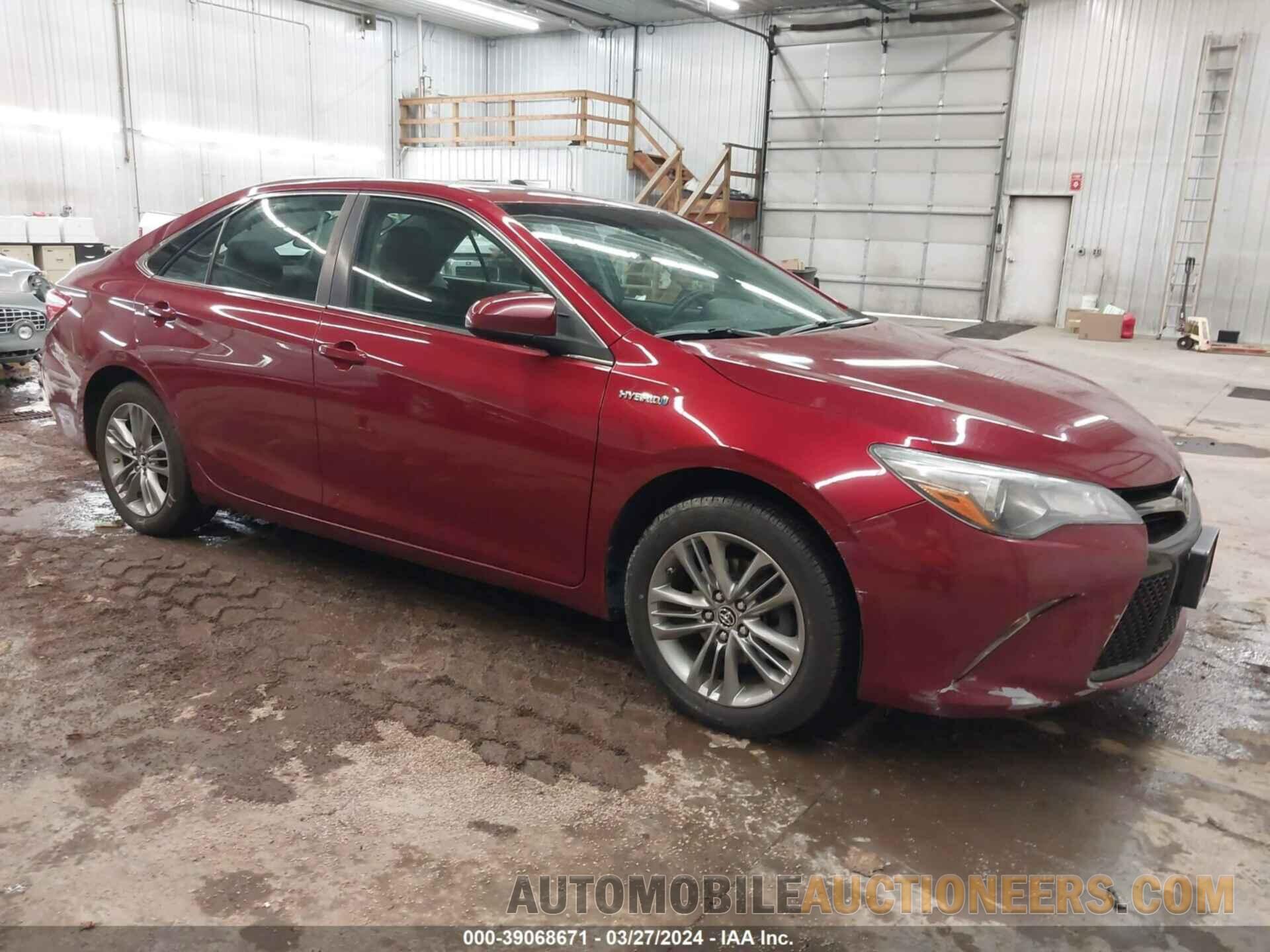 4T1BD1FK6FU160814 TOYOTA CAMRY HYBRID 2015