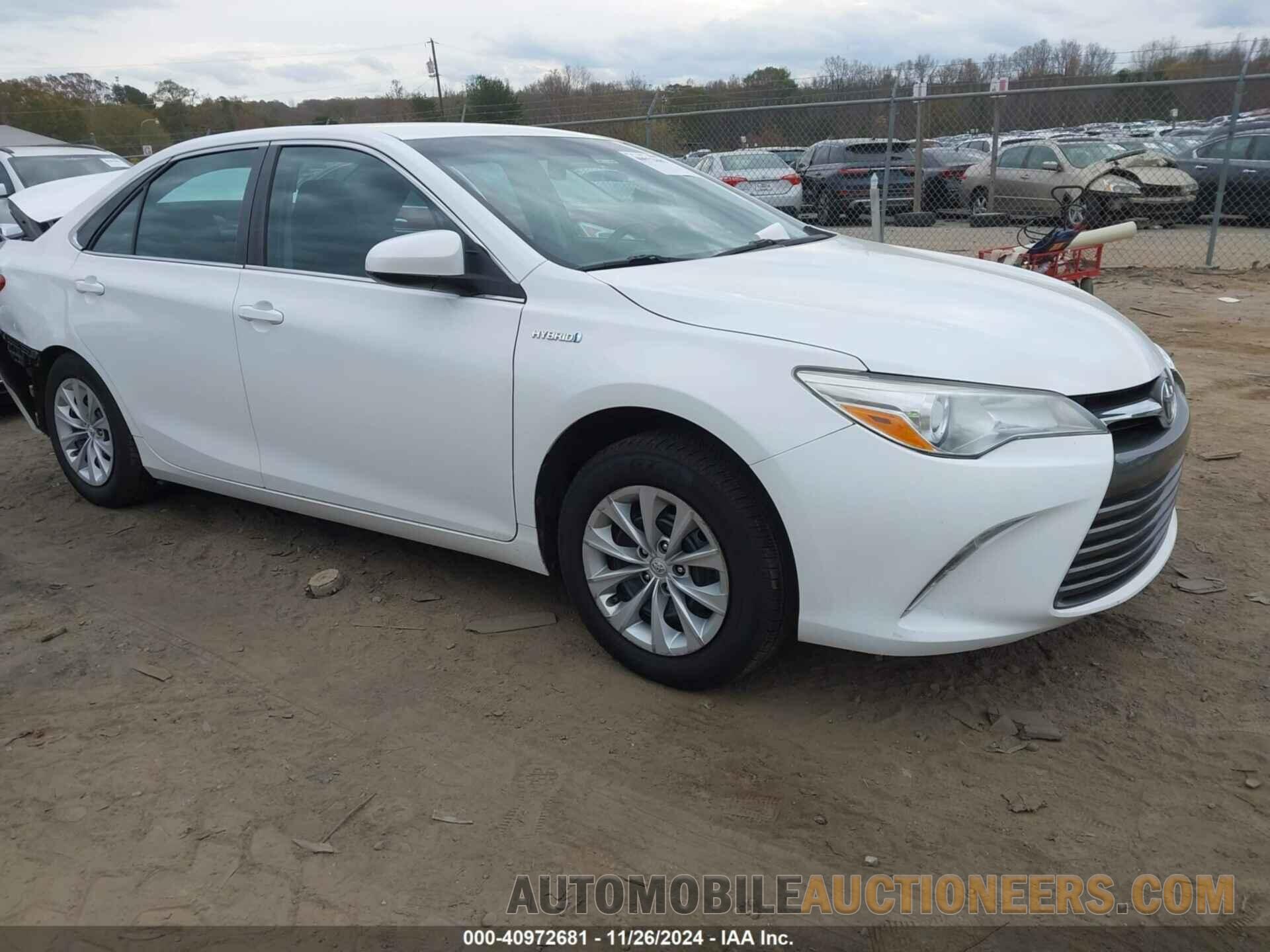 4T1BD1FK6FU175524 TOYOTA CAMRY HYBRID 2015