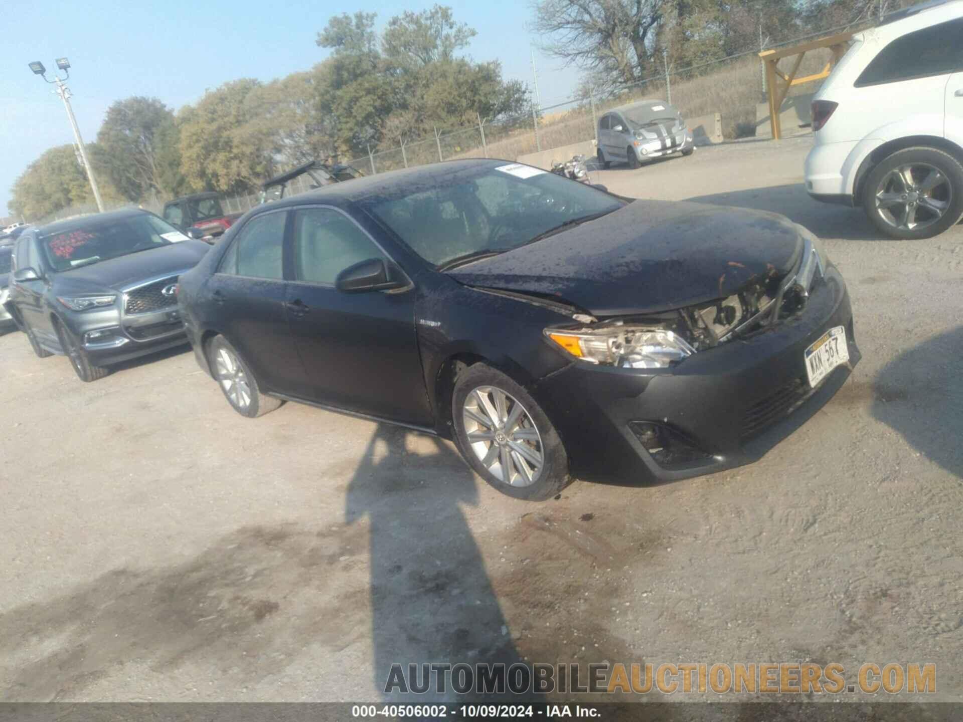 4T1BD1FK7CU012831 TOYOTA CAMRY HYBRID 2012