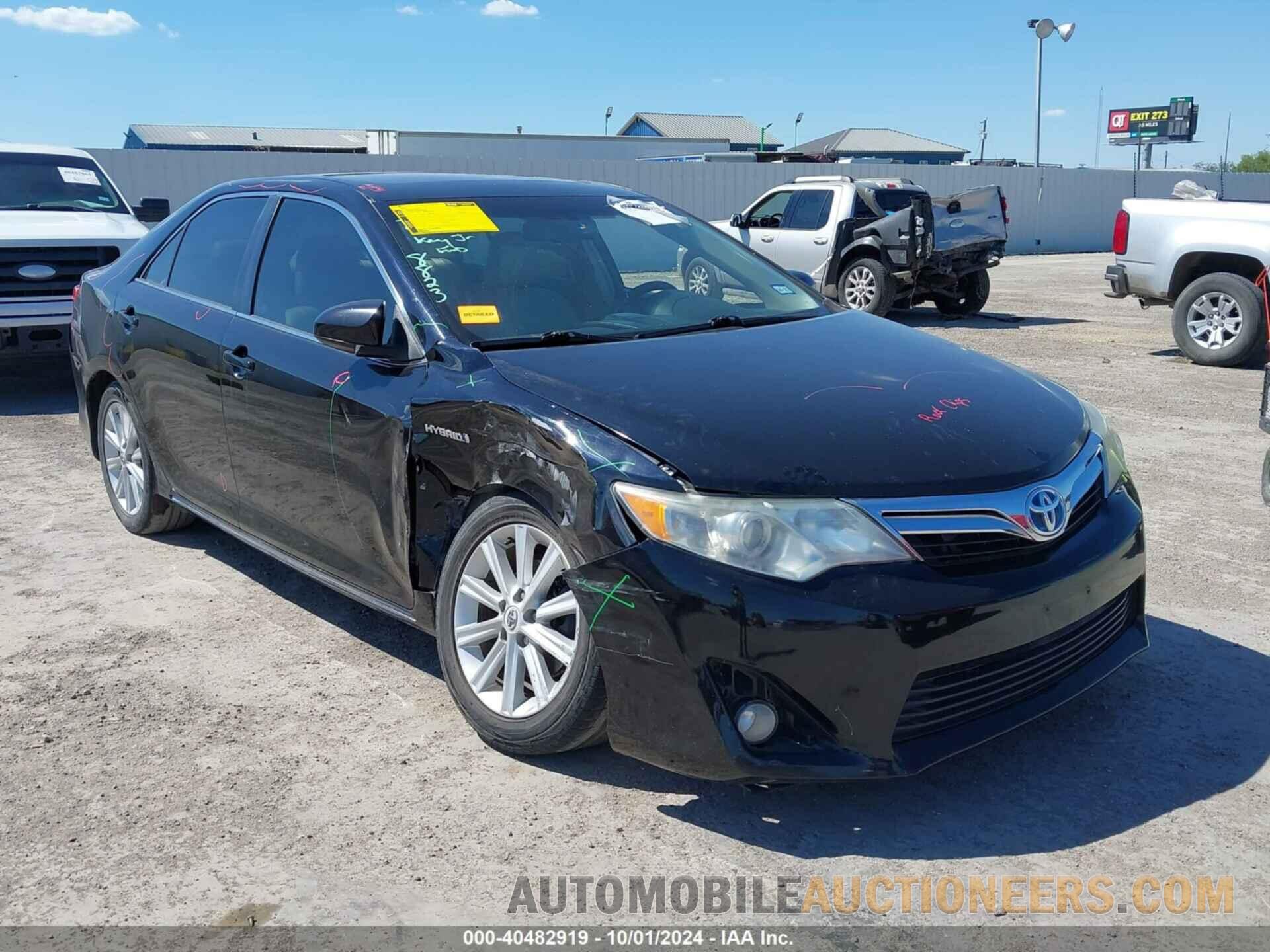 4T1BD1FK7CU058823 TOYOTA CAMRY HYBRID 2012