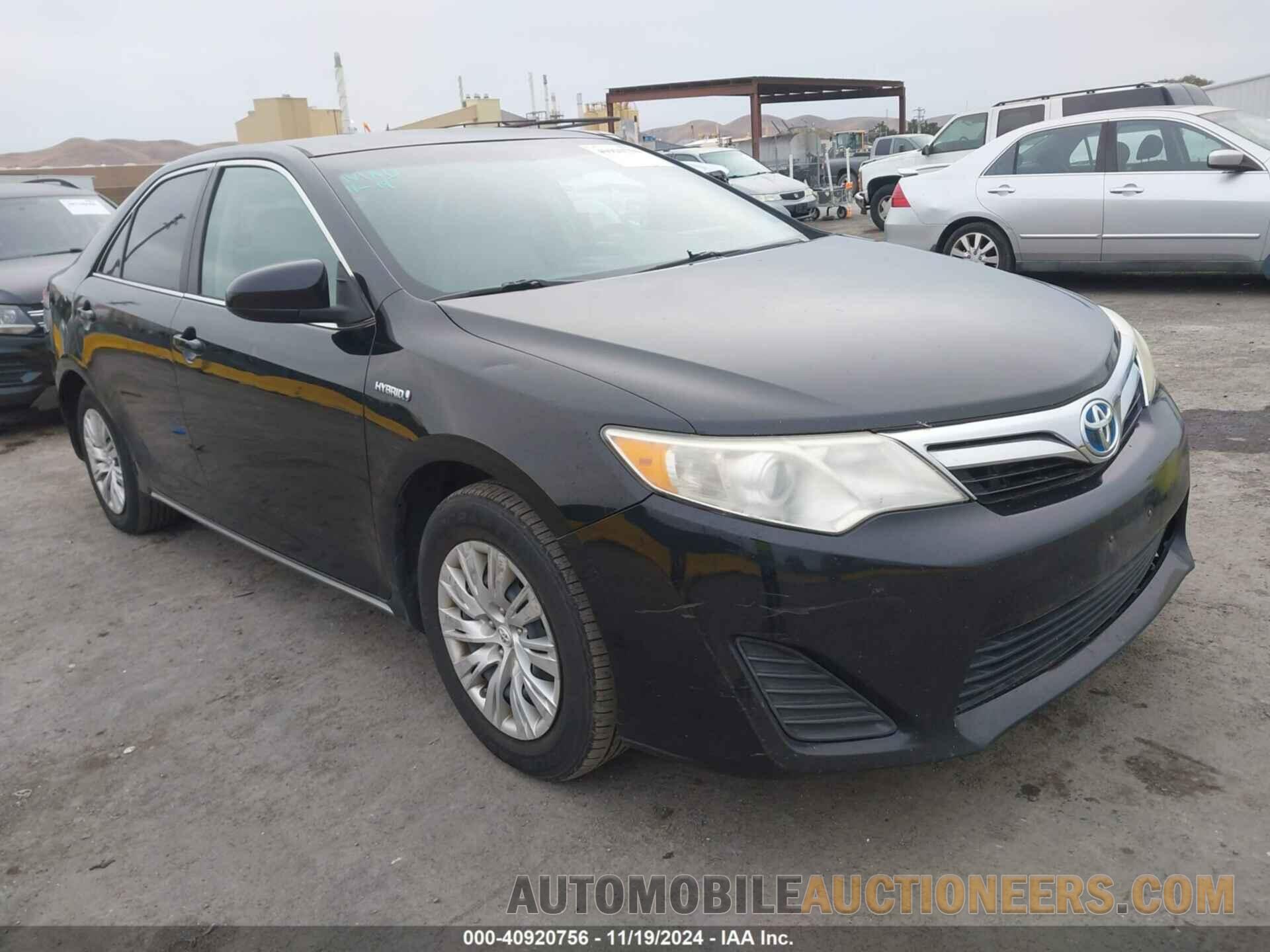 4T1BD1FK7EU134513 TOYOTA CAMRY HYBRID 2014