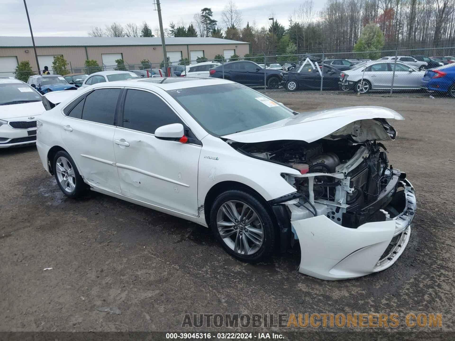 4T1BD1FK7GU186128 TOYOTA CAMRY HYBRID 2016