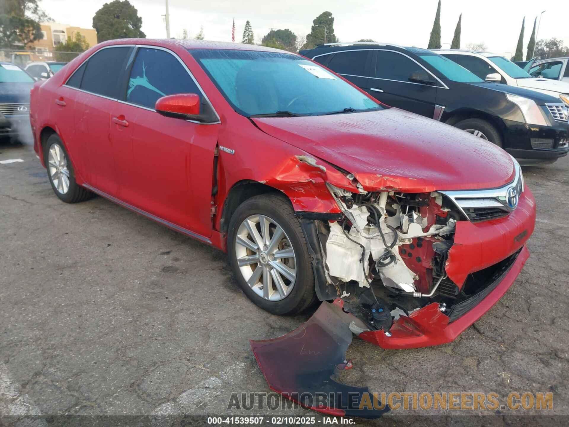 4T1BD1FK8CU010389 TOYOTA CAMRY HYBRID 2012