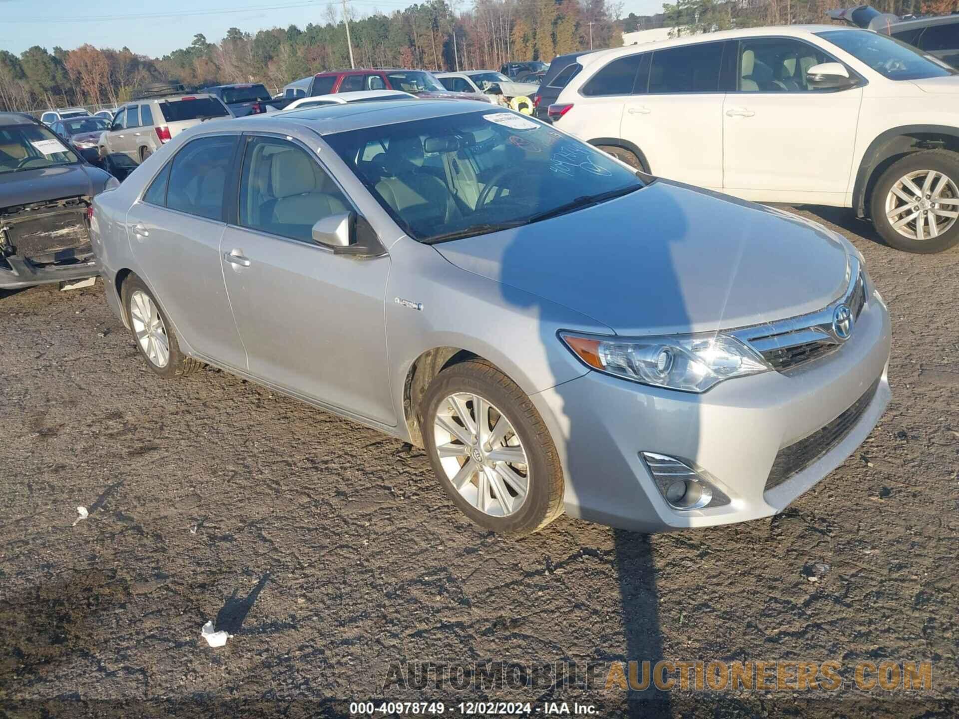 4T1BD1FK8CU029461 TOYOTA CAMRY HYBRID 2012