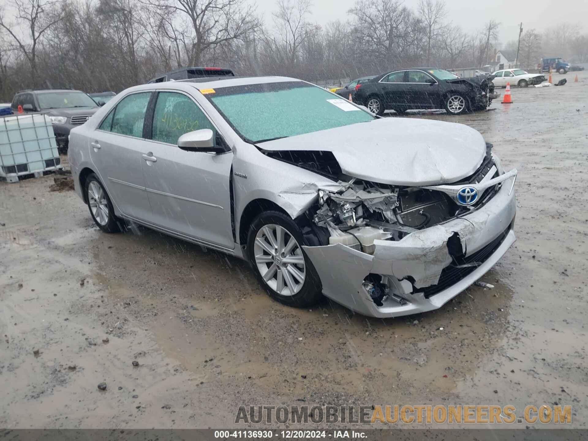 4T1BD1FK9CU019411 TOYOTA CAMRY HYBRID 2012