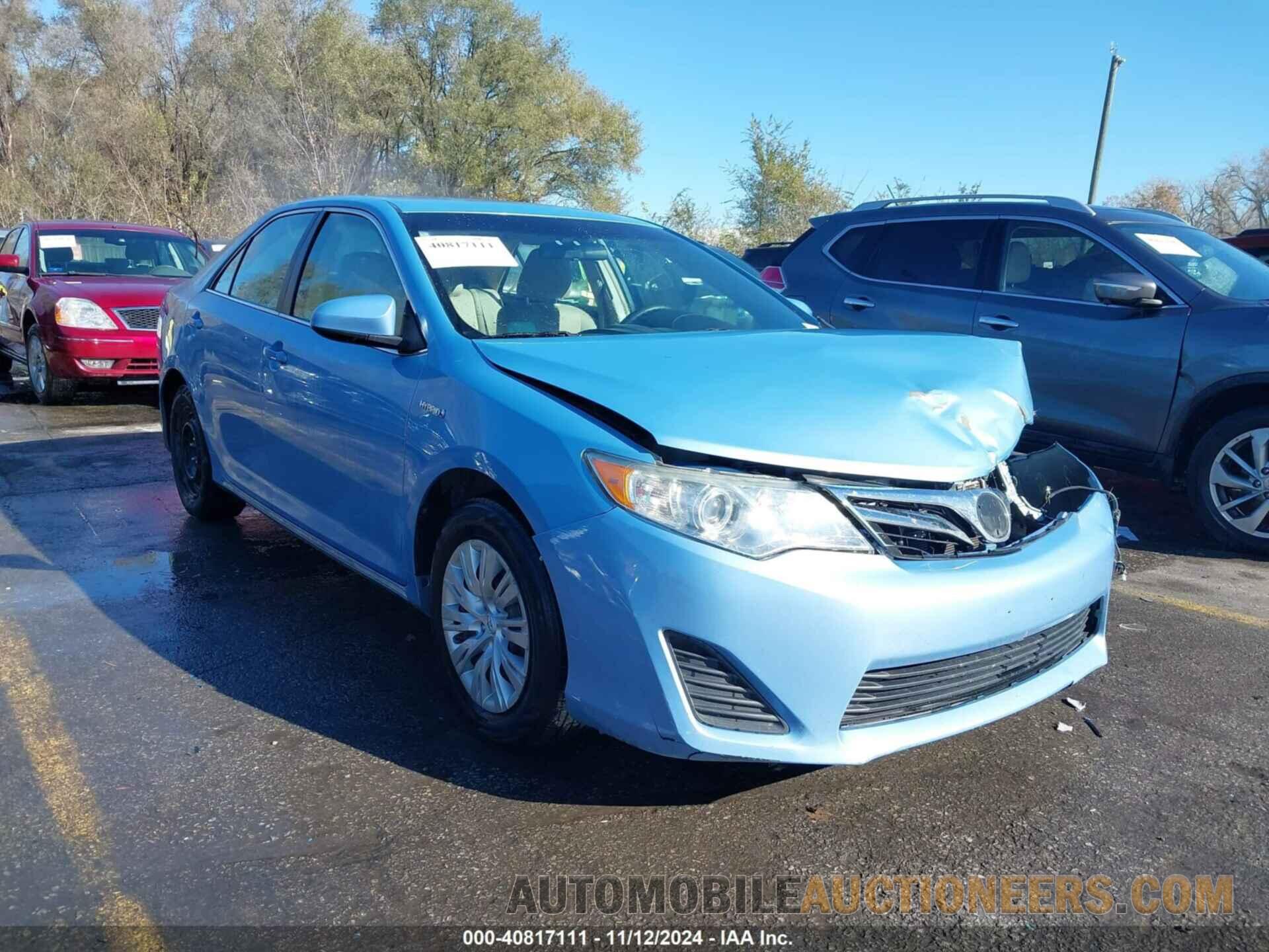 4T1BD1FK9CU046110 TOYOTA CAMRY HYBRID 2012