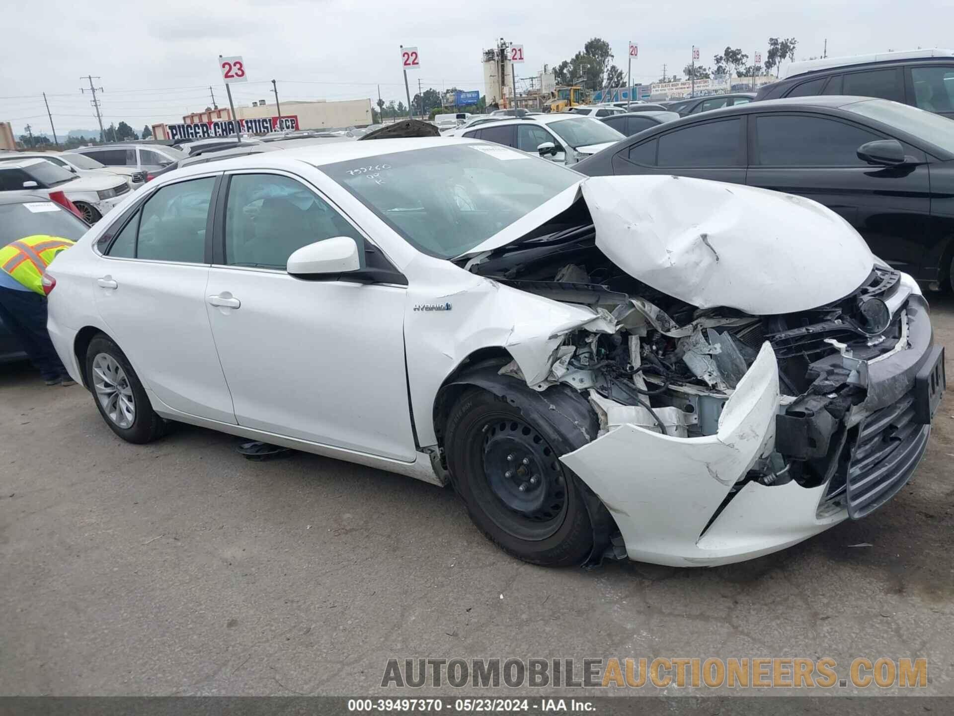 4T1BD1FK9GU189905 TOYOTA CAMRY 2016