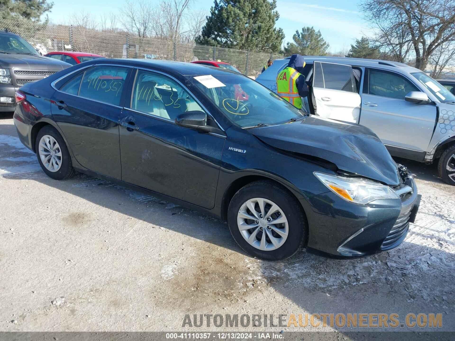 4T1BD1FKXGU184941 TOYOTA CAMRY HYBRID 2016