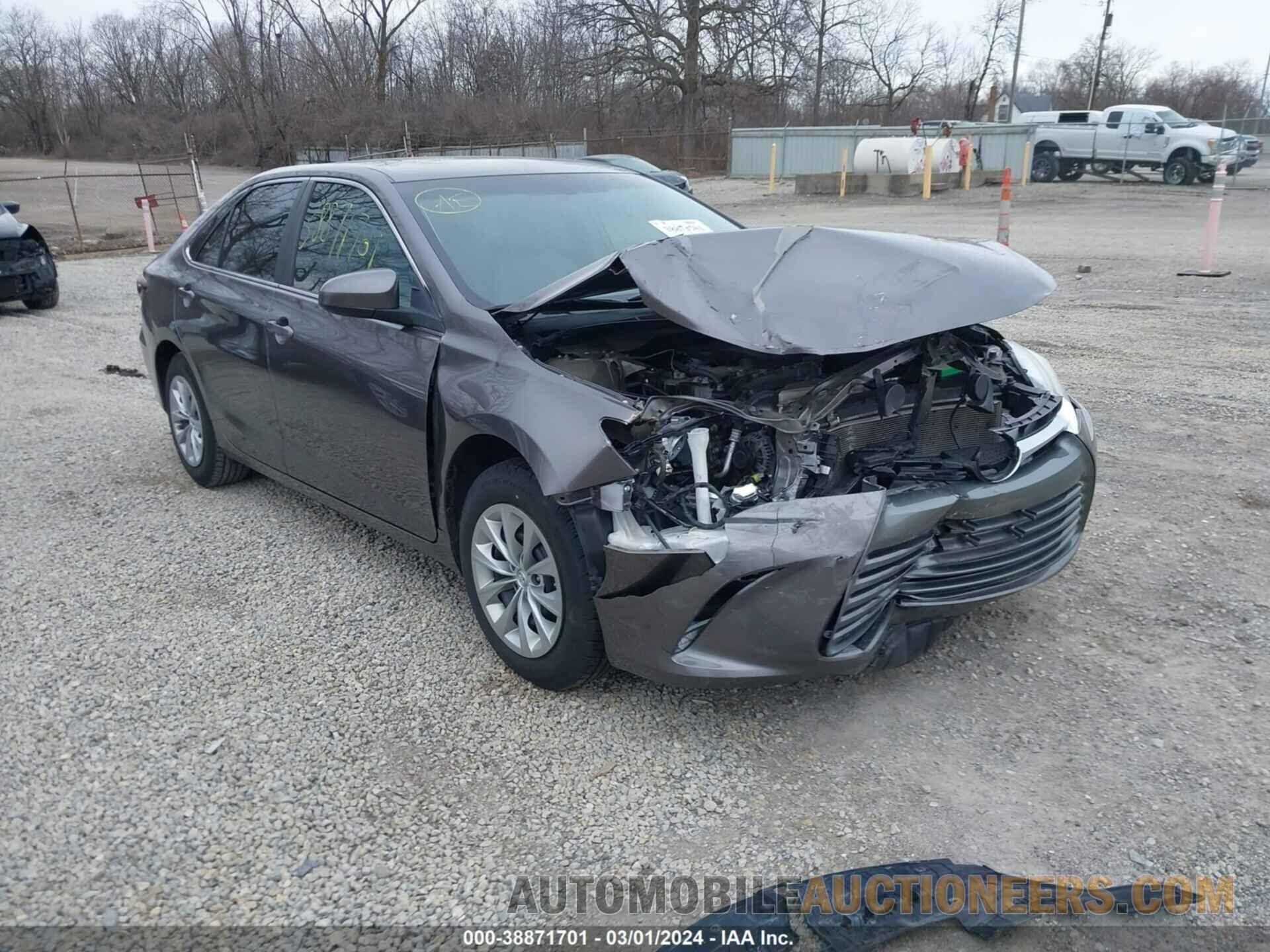 4T1BF1FK0GU176213 TOYOTA CAMRY 2016