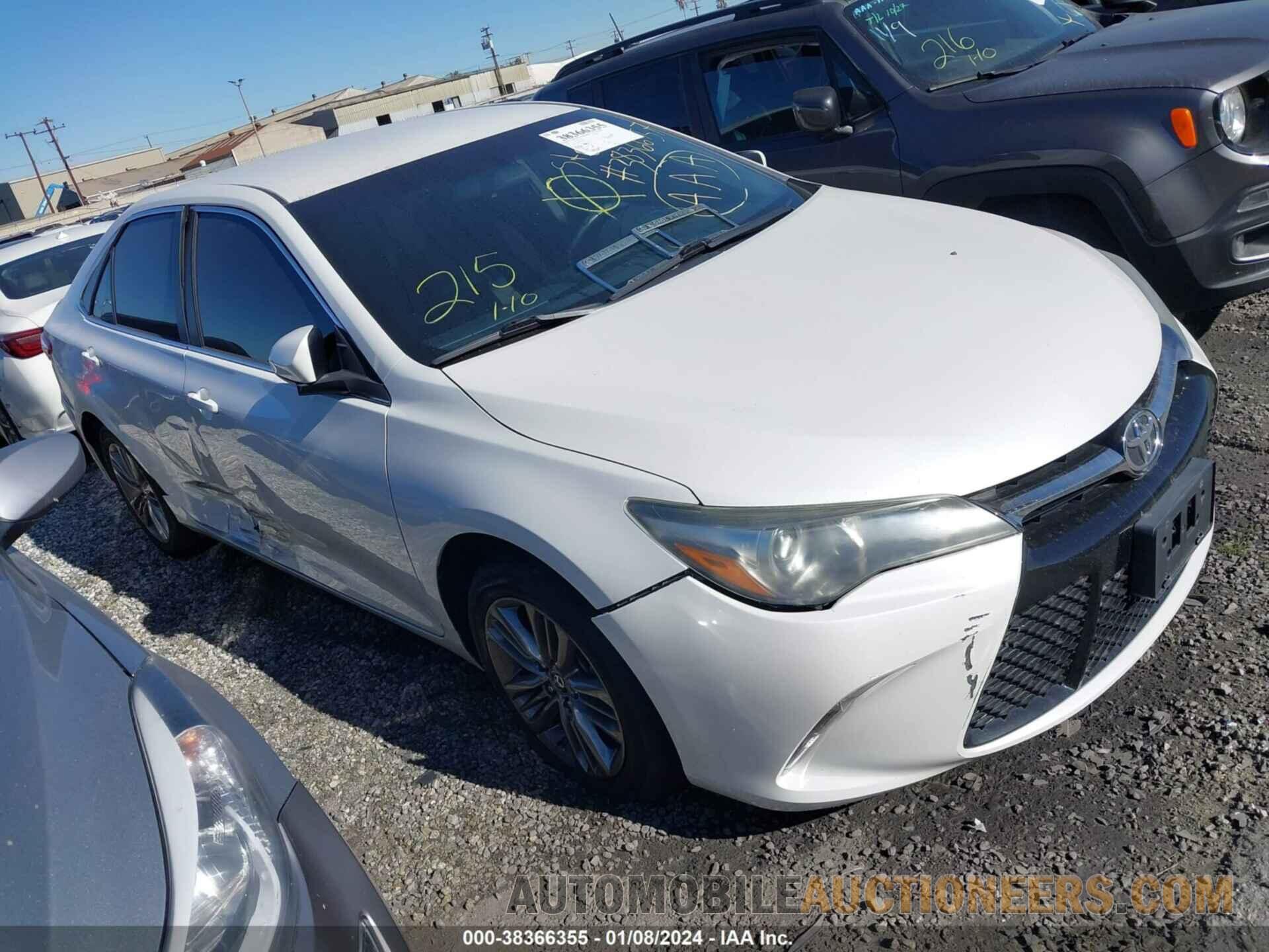 4T1BF1FK0GU240492 TOYOTA CAMRY 2016