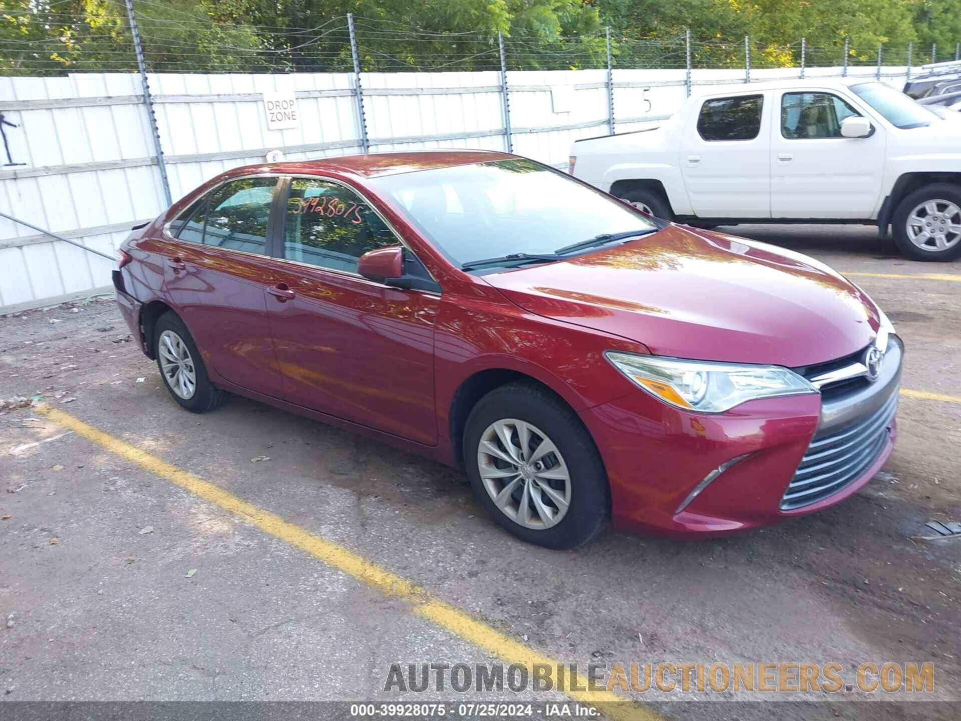 4T1BF1FK0GU509218 TOYOTA CAMRY 2016