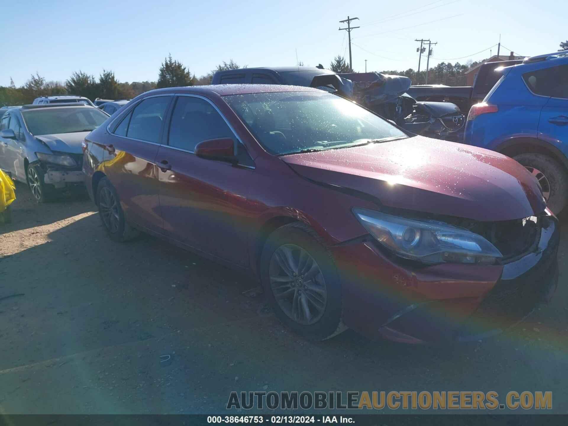 4T1BF1FK0GU516718 TOYOTA CAMRY 2016